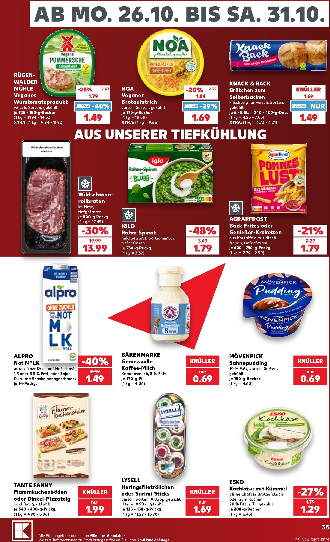kaufland - Kaufland Prospekt nächste Woche – von Montag 26.10.2026 bis Samstag 31.10.2026 - page: 35