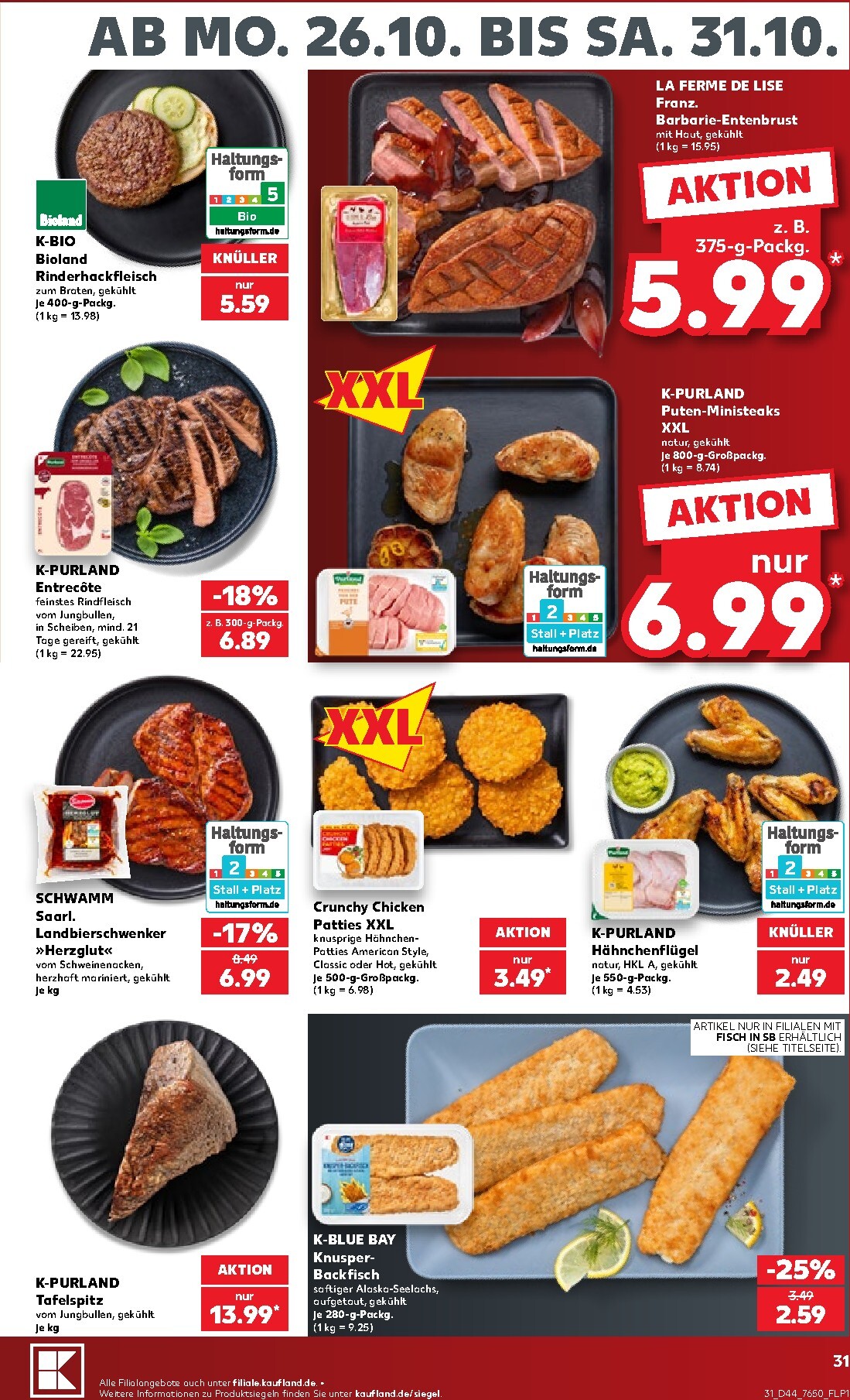 kaufland - Kaufland Prospekt nächste Woche – von Montag 26.10.2026 bis Samstag 31.10.2026 - page: 31