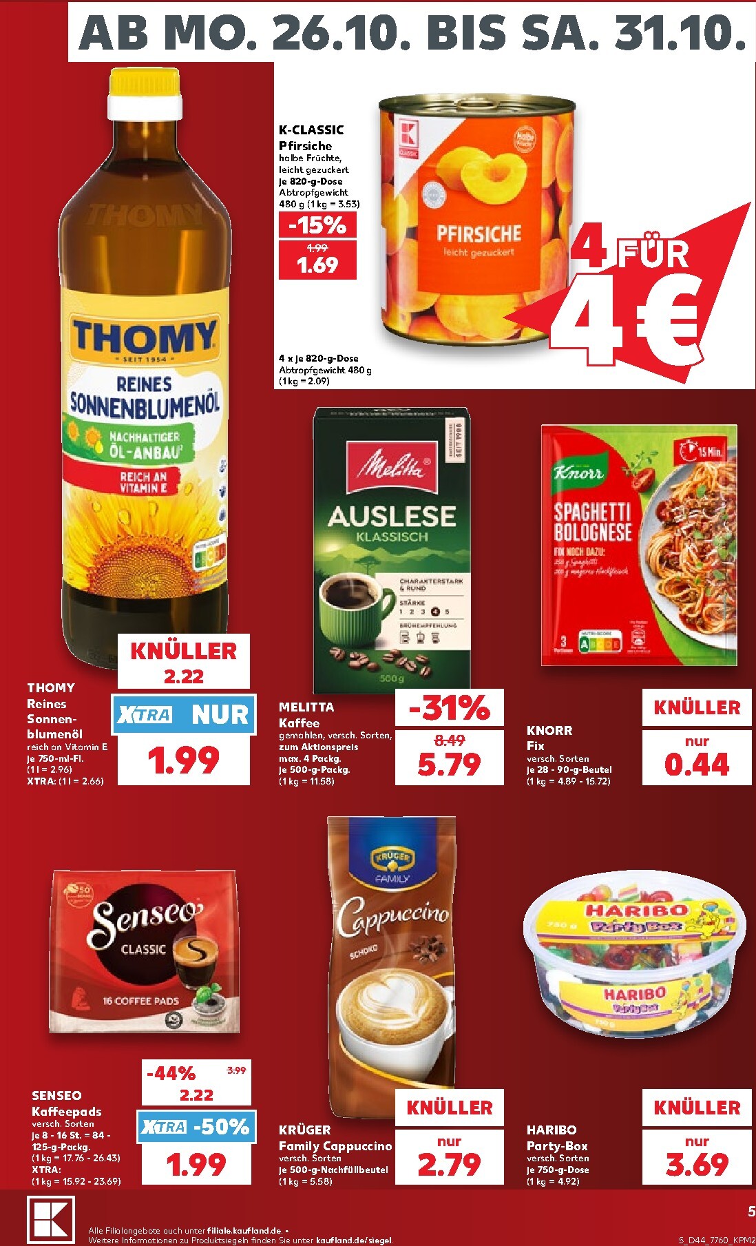 kaufland - Kaufland Prospekt nächste Woche – von Montag 26.10.2026 bis Samstag 31.10.2026 - page: 5