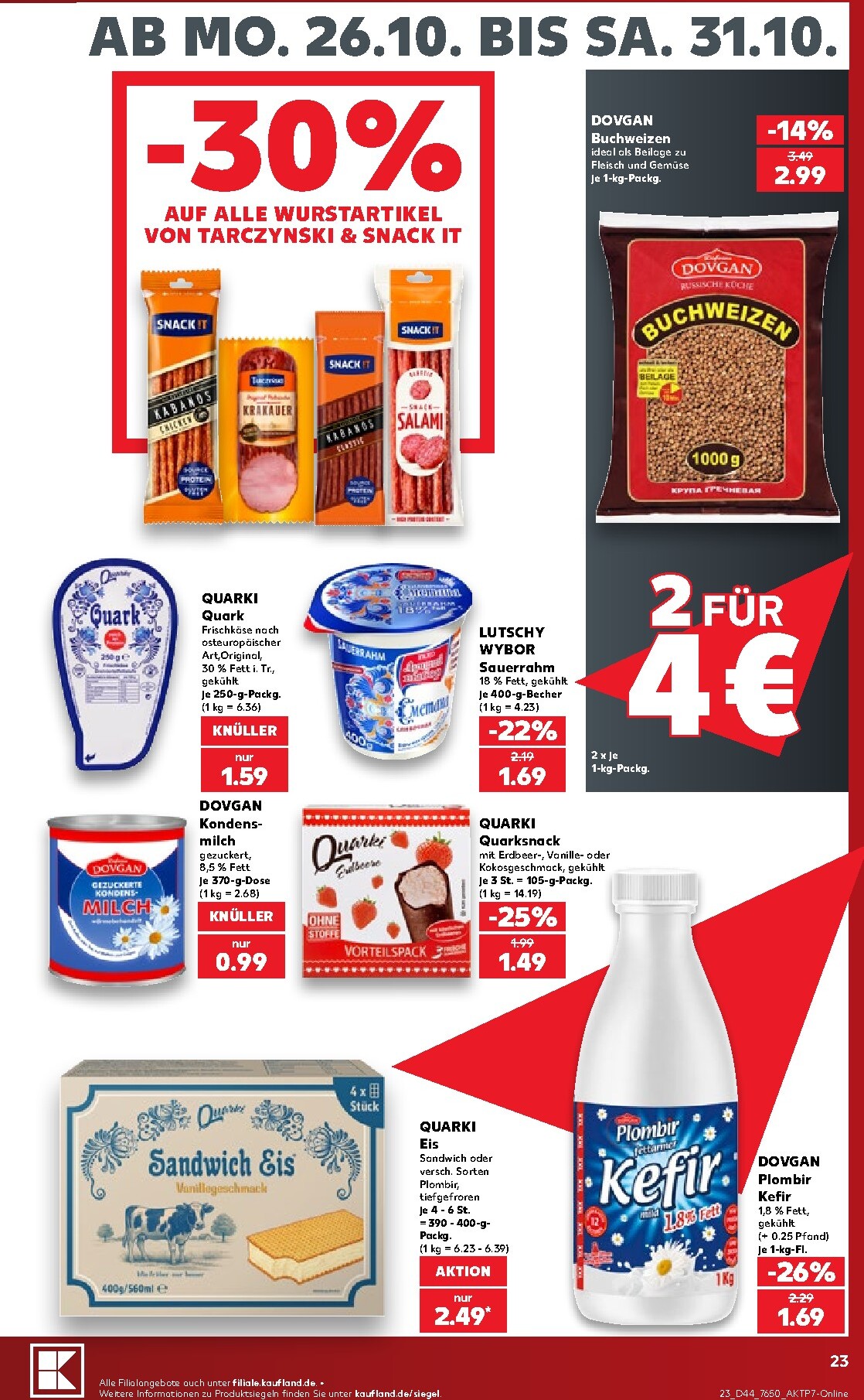 kaufland - Kaufland Prospekt nächste Woche – von Montag 26.10.2026 bis Samstag 31.10.2026 - page: 23