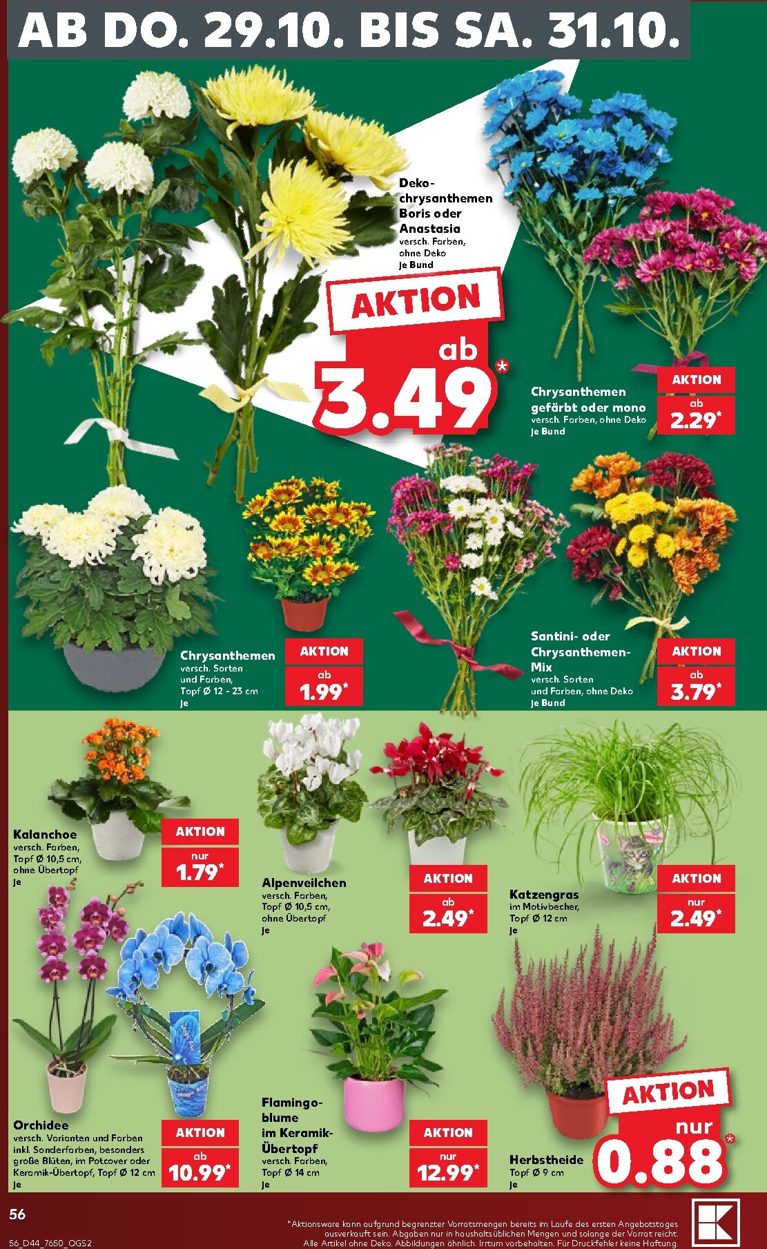 kaufland - Kaufland Prospekt nächste Woche – von Montag 26.10.2026 bis Samstag 31.10.2026 - page: 56