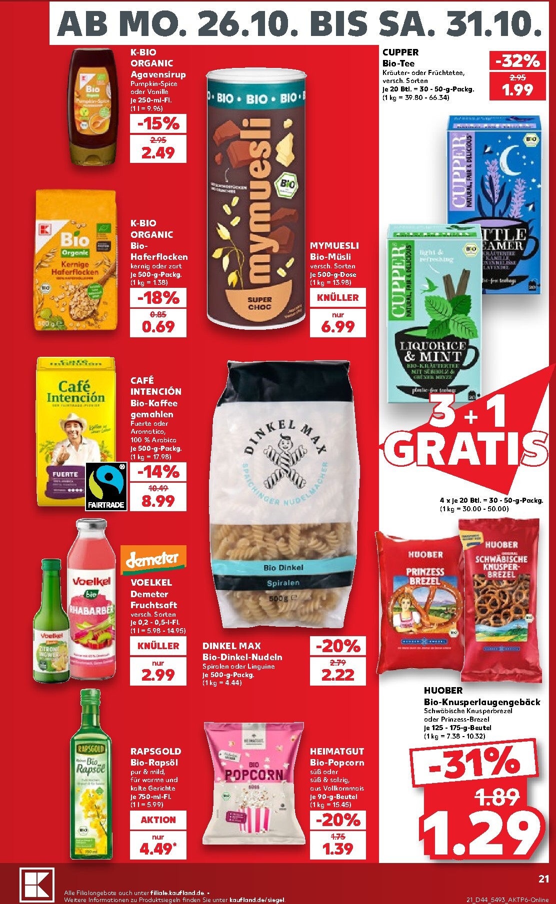 kaufland - Kaufland Prospekt nächste Woche – von Montag 26.10.2026 bis Samstag 31.10.2026 - page: 21