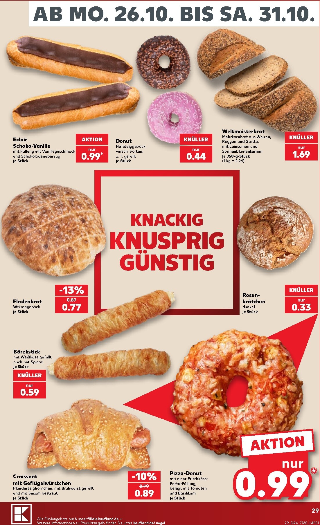 kaufland - Kaufland Prospekt nächste Woche – von Montag 26.10.2026 bis Samstag 31.10.2026 - page: 29