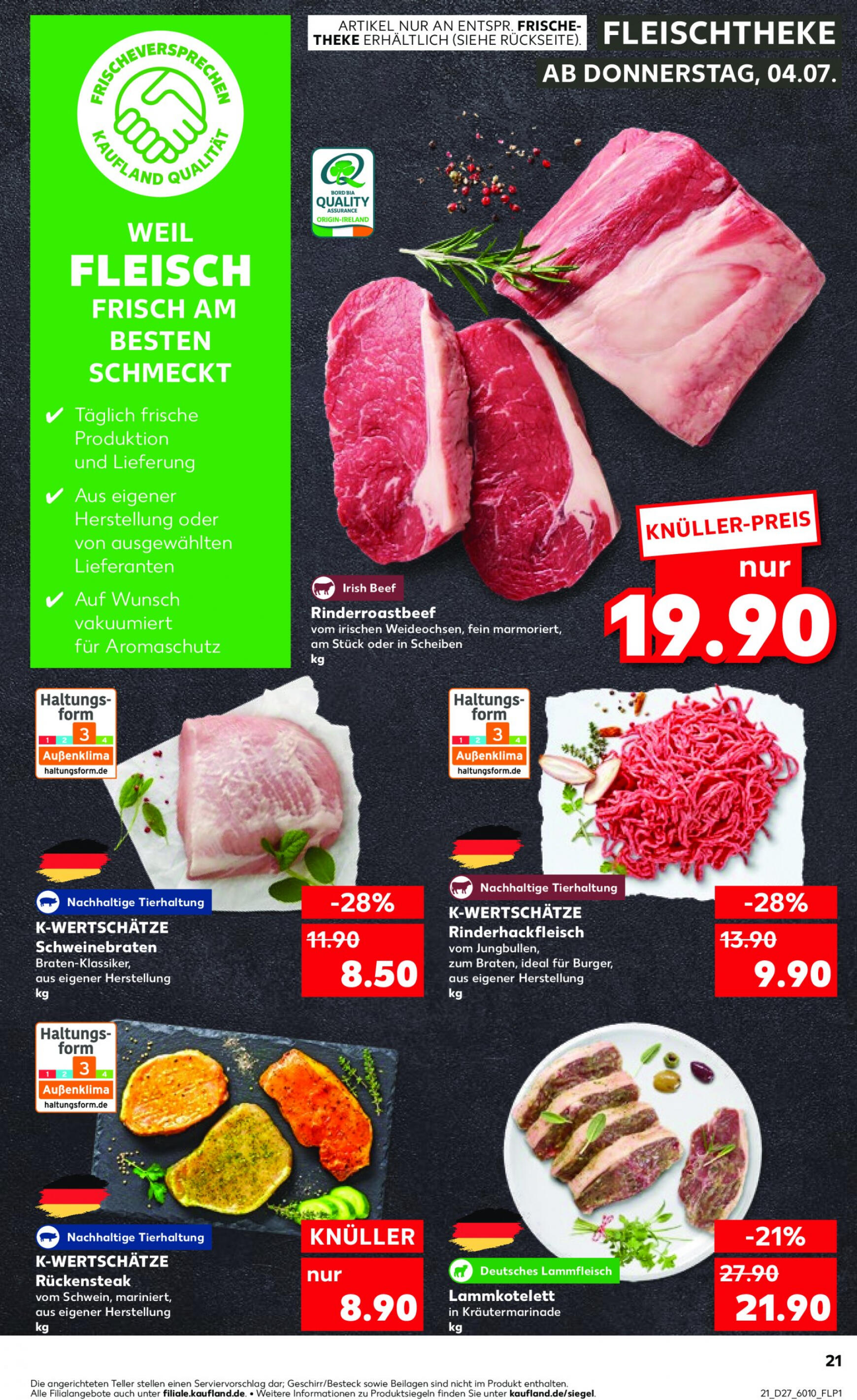 kaufland - Flyer Kaufland aktuell 04.07. - 10.07. - page: 21