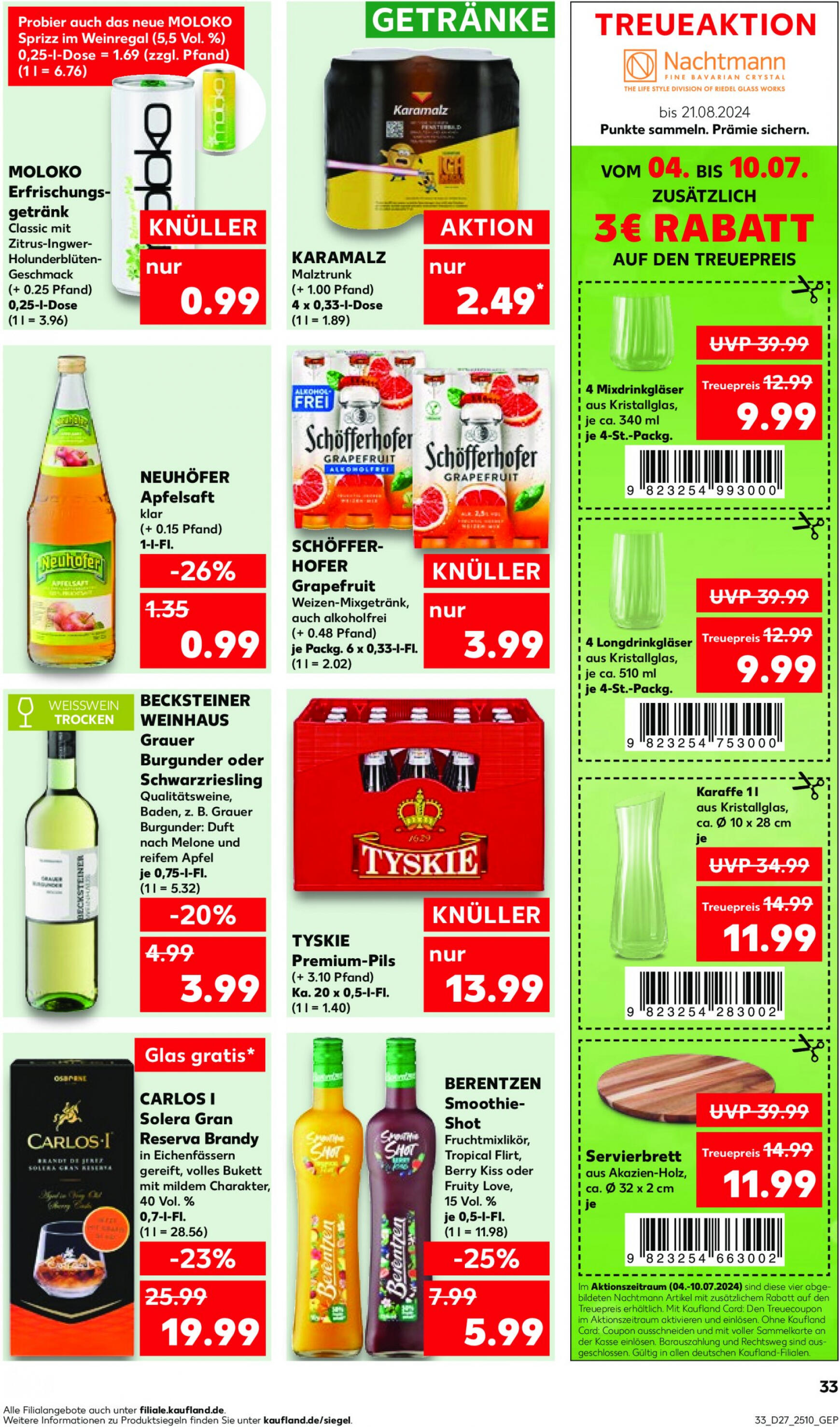 kaufland - Flyer Kaufland aktuell 04.07. - 10.07. - page: 33