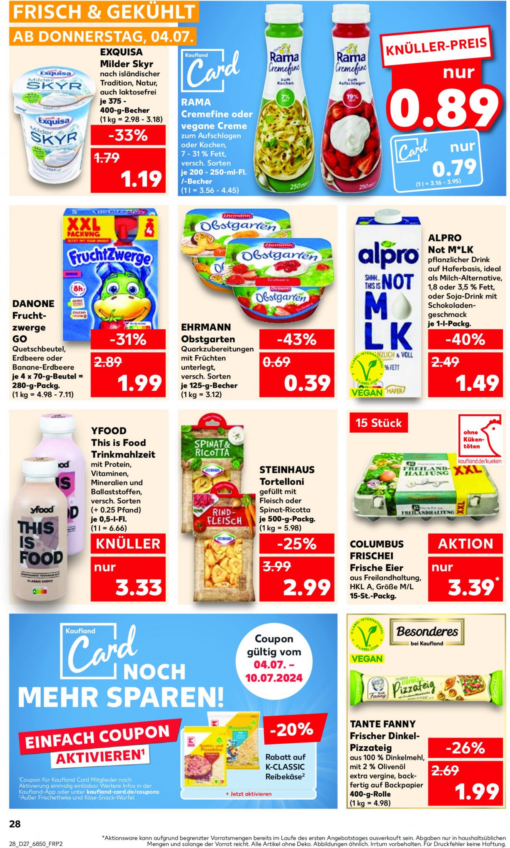 kaufland - Flyer Kaufland aktuell 04.07. - 10.07. - page: 28