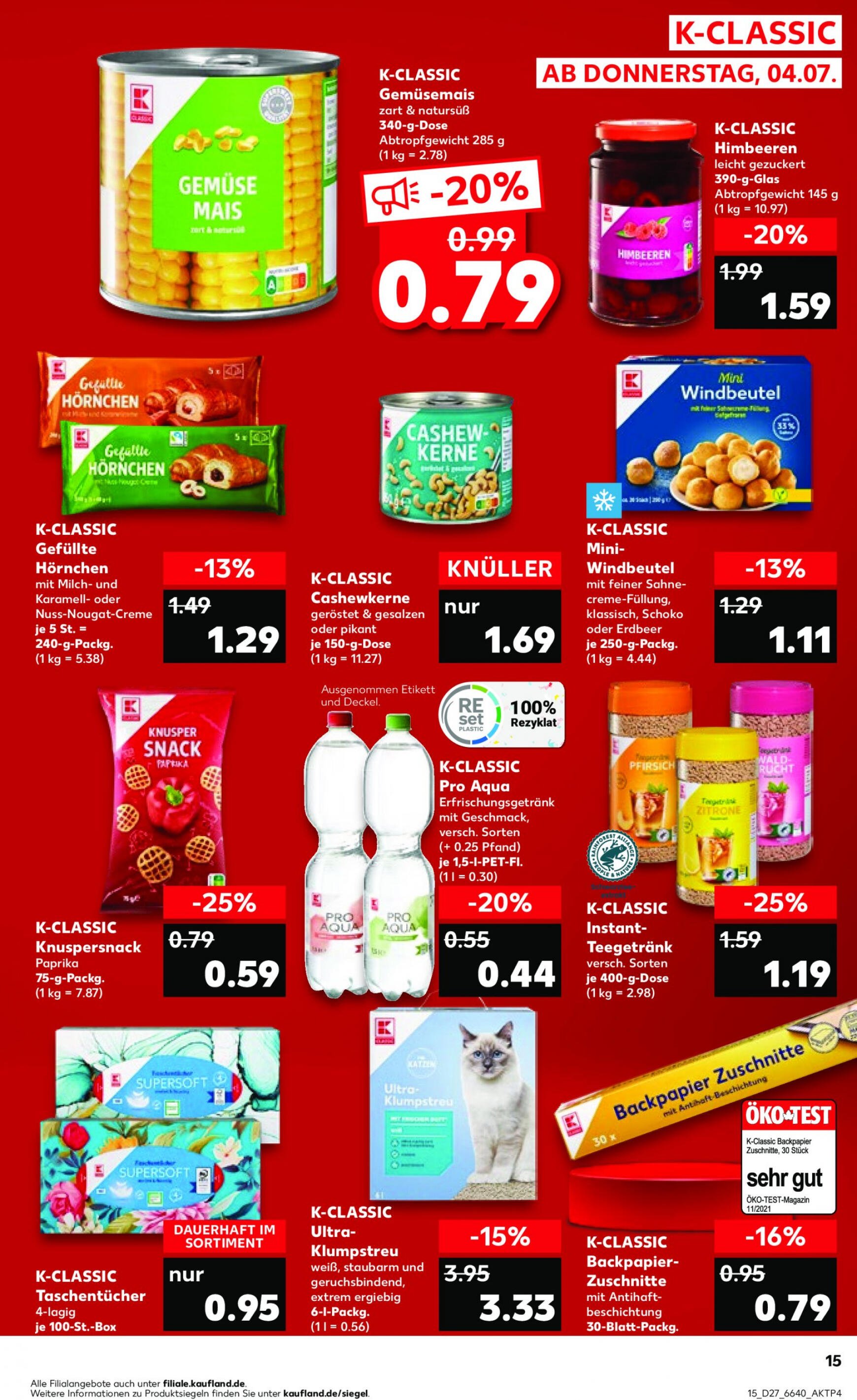 kaufland - Flyer Kaufland aktuell 04.07. - 10.07. - page: 15