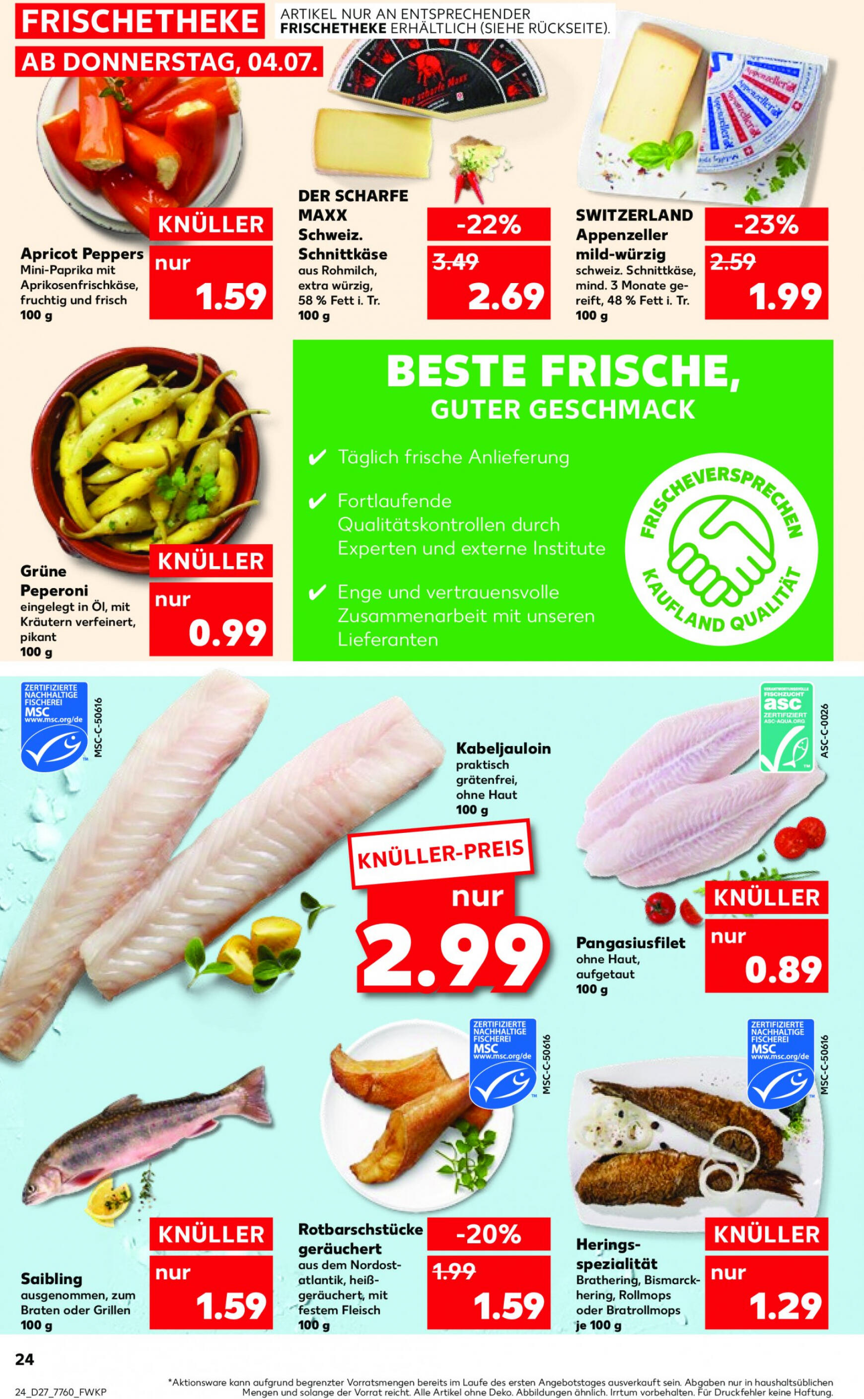 kaufland - Flyer Kaufland aktuell 04.07. - 10.07. - page: 24