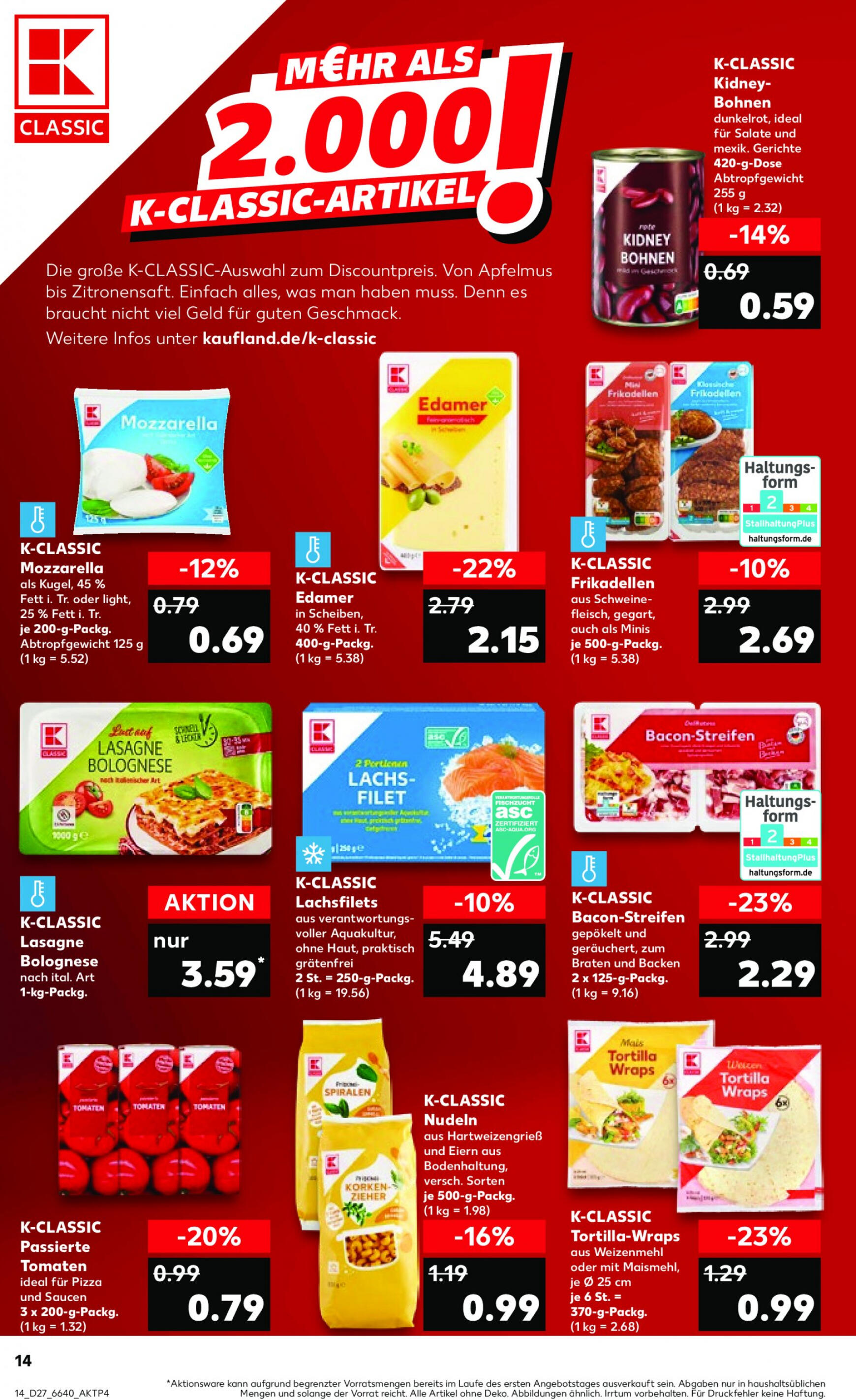 kaufland - Flyer Kaufland aktuell 04.07. - 10.07. - page: 14