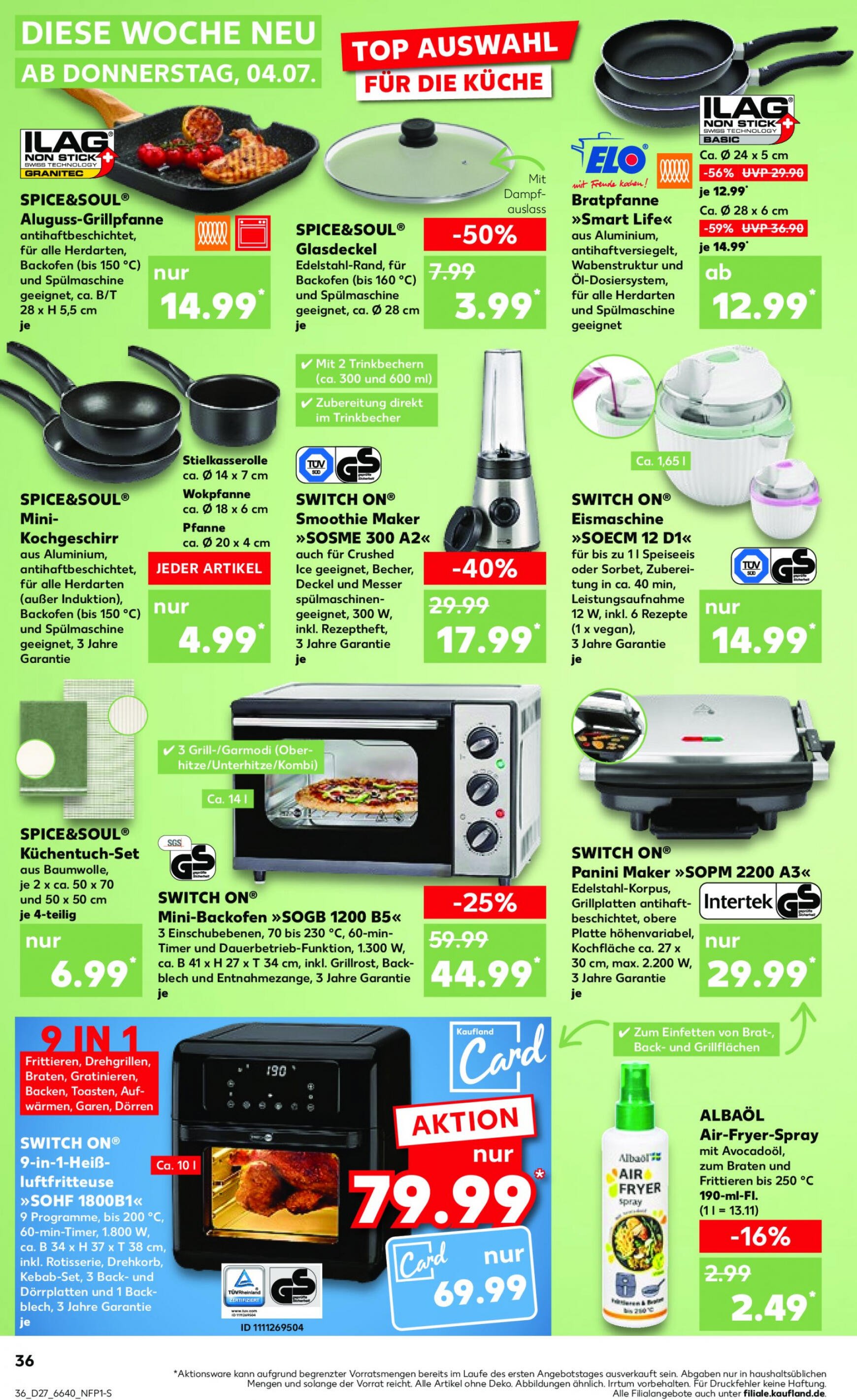 kaufland - Flyer Kaufland aktuell 04.07. - 10.07. - page: 36