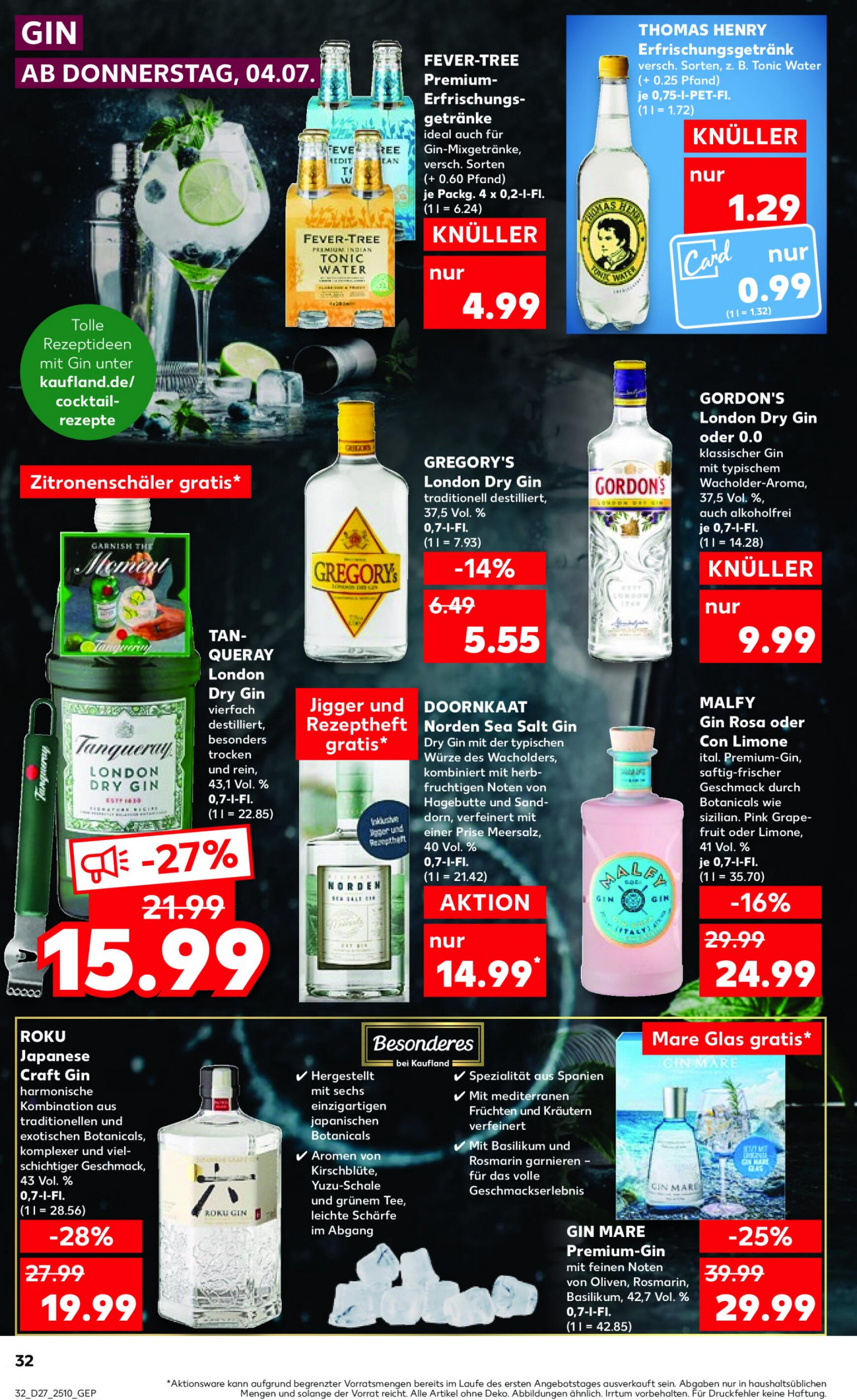 kaufland - Flyer Kaufland aktuell 04.07. - 10.07. - page: 32