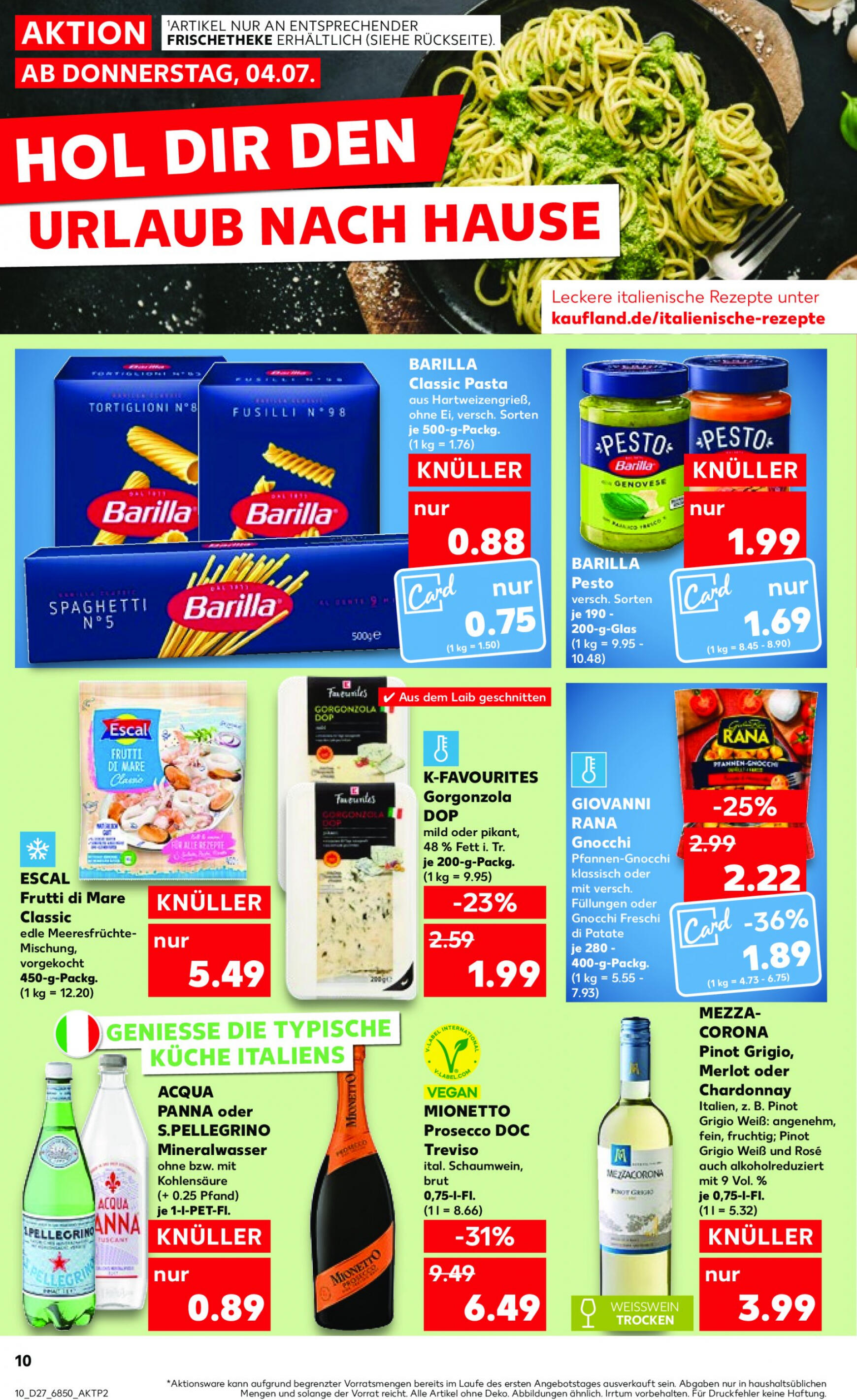 kaufland - Flyer Kaufland aktuell 04.07. - 10.07. - page: 10