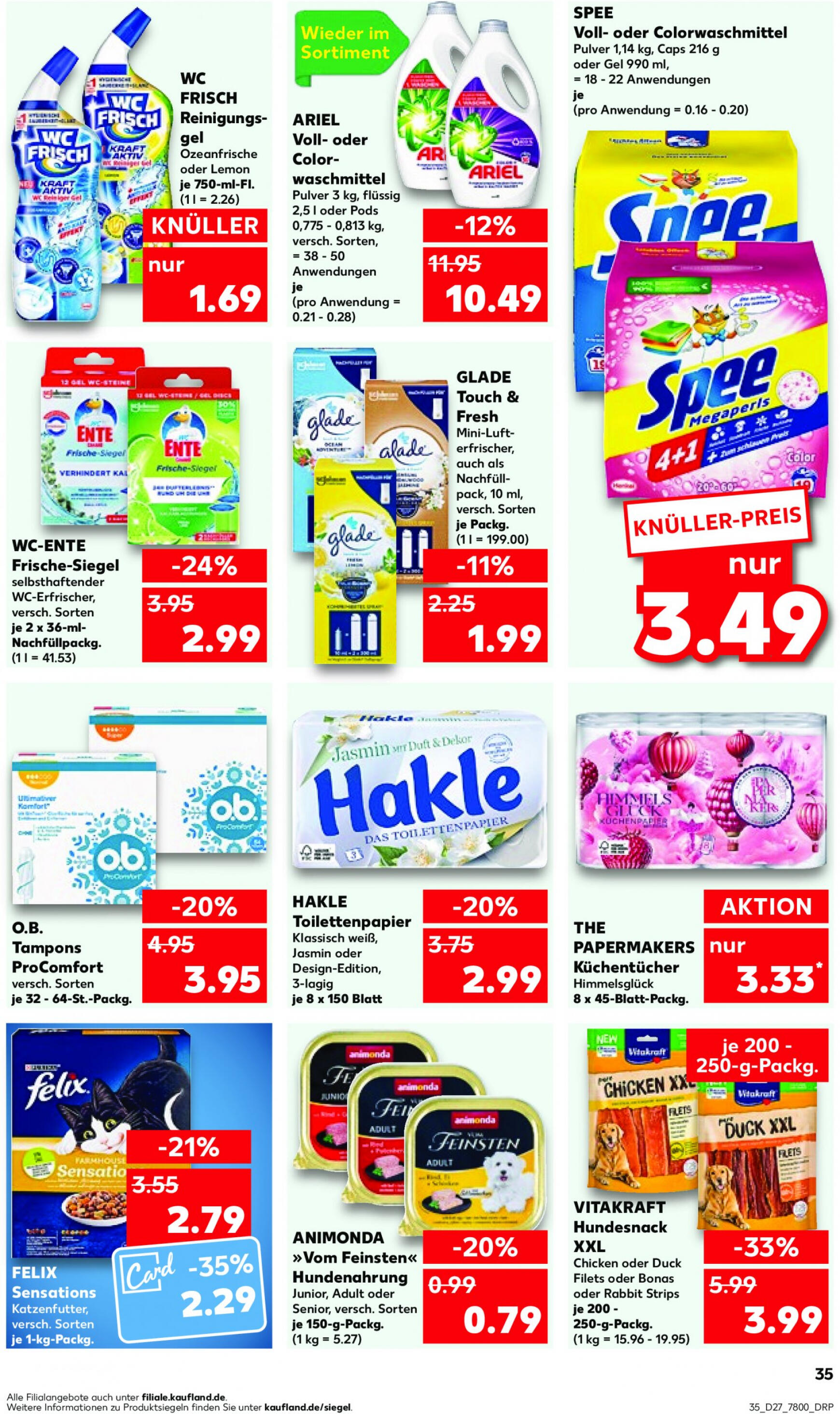 kaufland - Flyer Kaufland aktuell 04.07. - 10.07. - page: 35