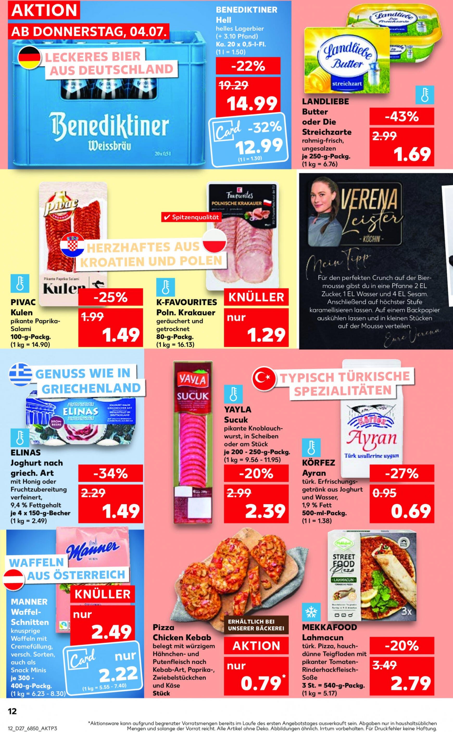 kaufland - Flyer Kaufland aktuell 04.07. - 10.07. - page: 12