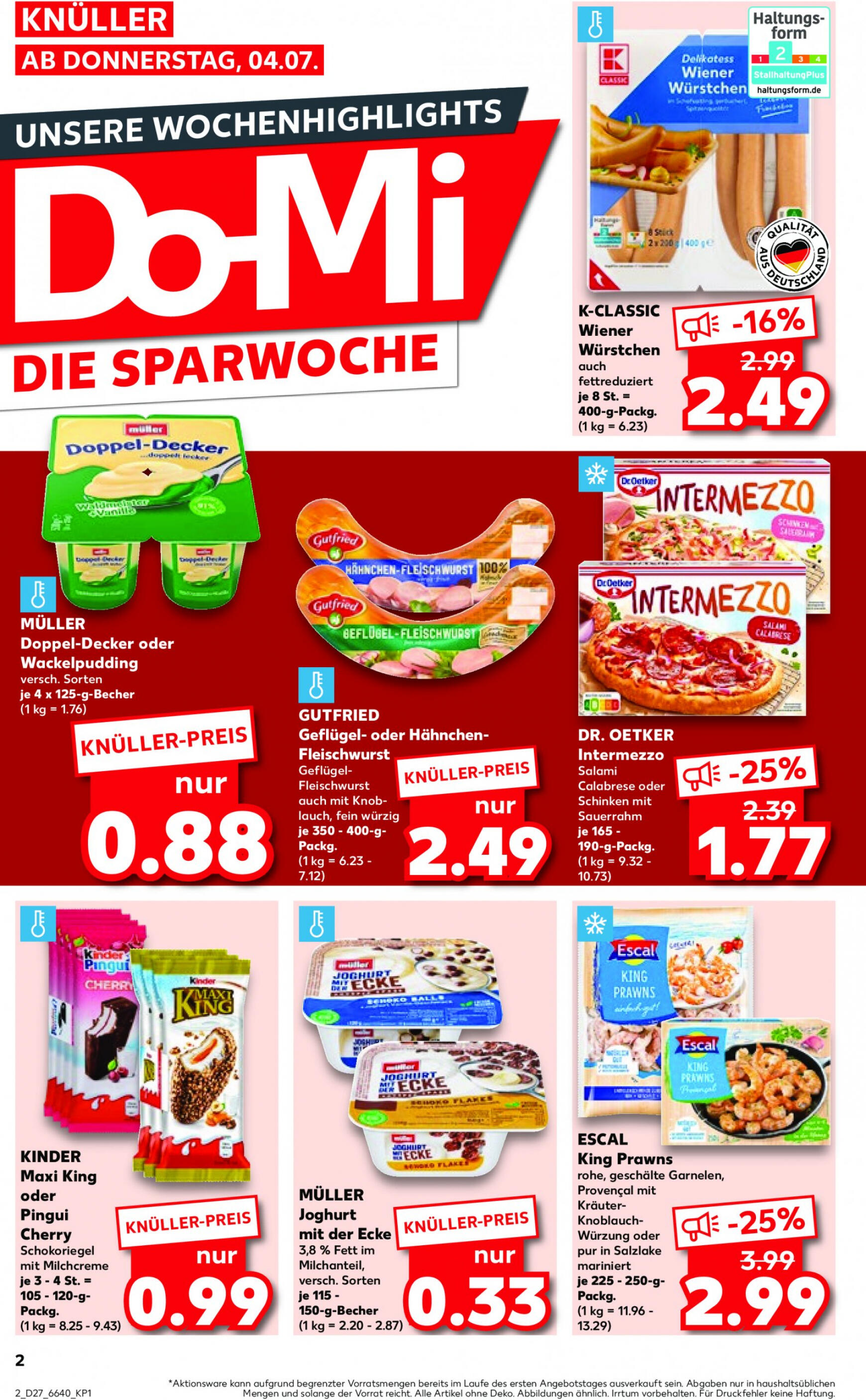 kaufland - Flyer Kaufland aktuell 04.07. - 10.07. - page: 2