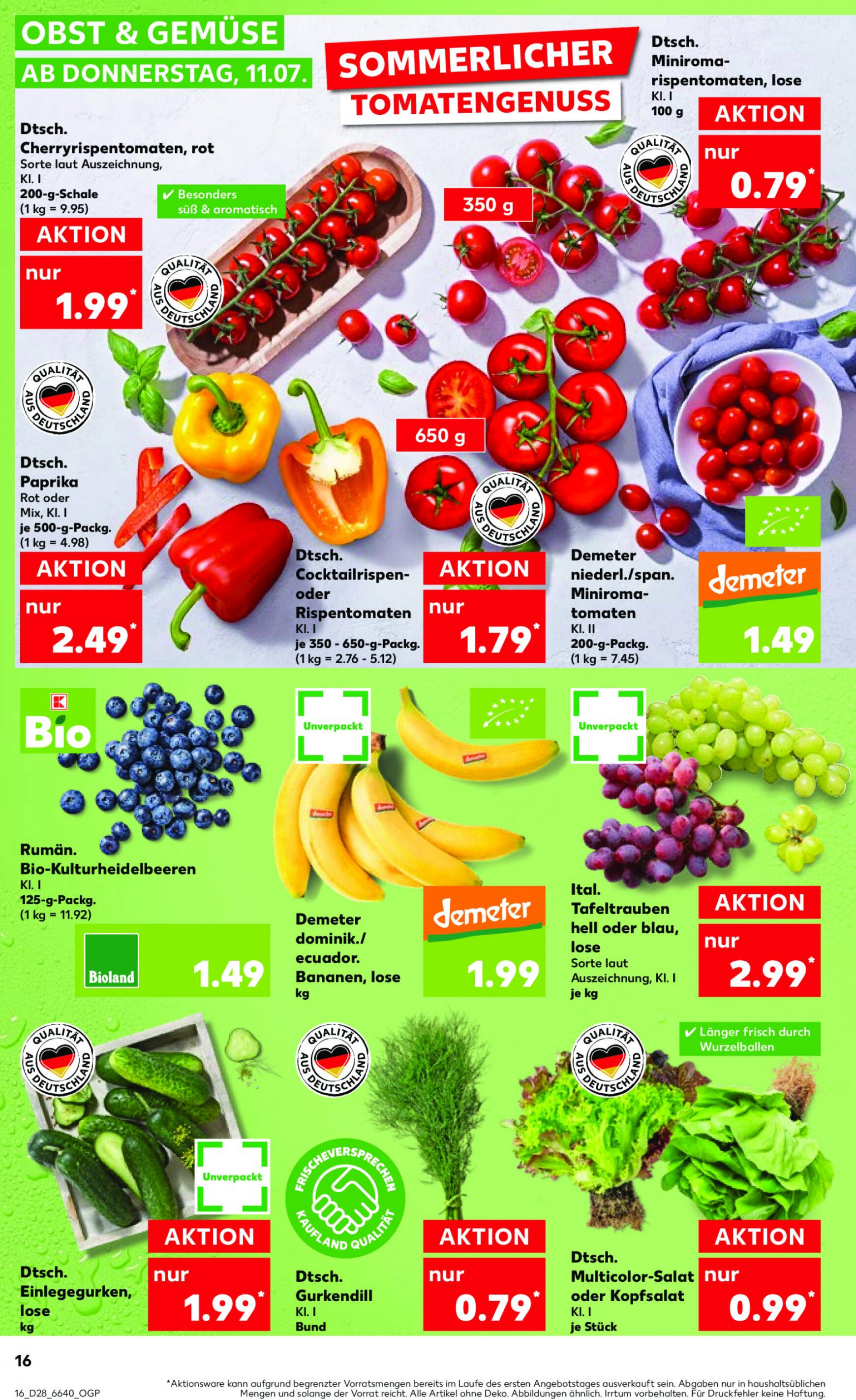 kaufland - Flyer Kaufland aktuell 11.07. - 17.07. - page: 16