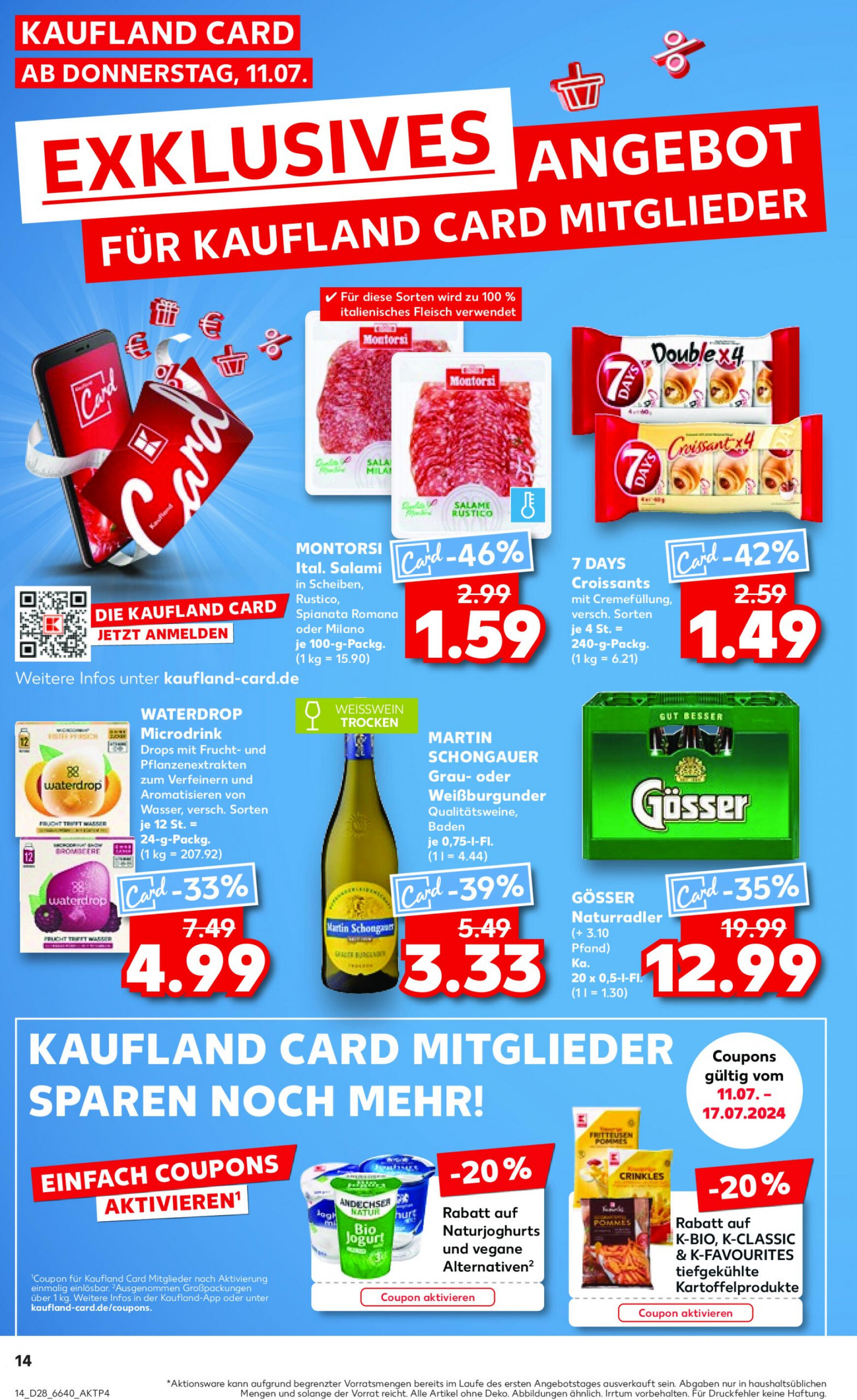 kaufland - Flyer Kaufland aktuell 11.07. - 17.07. - page: 14