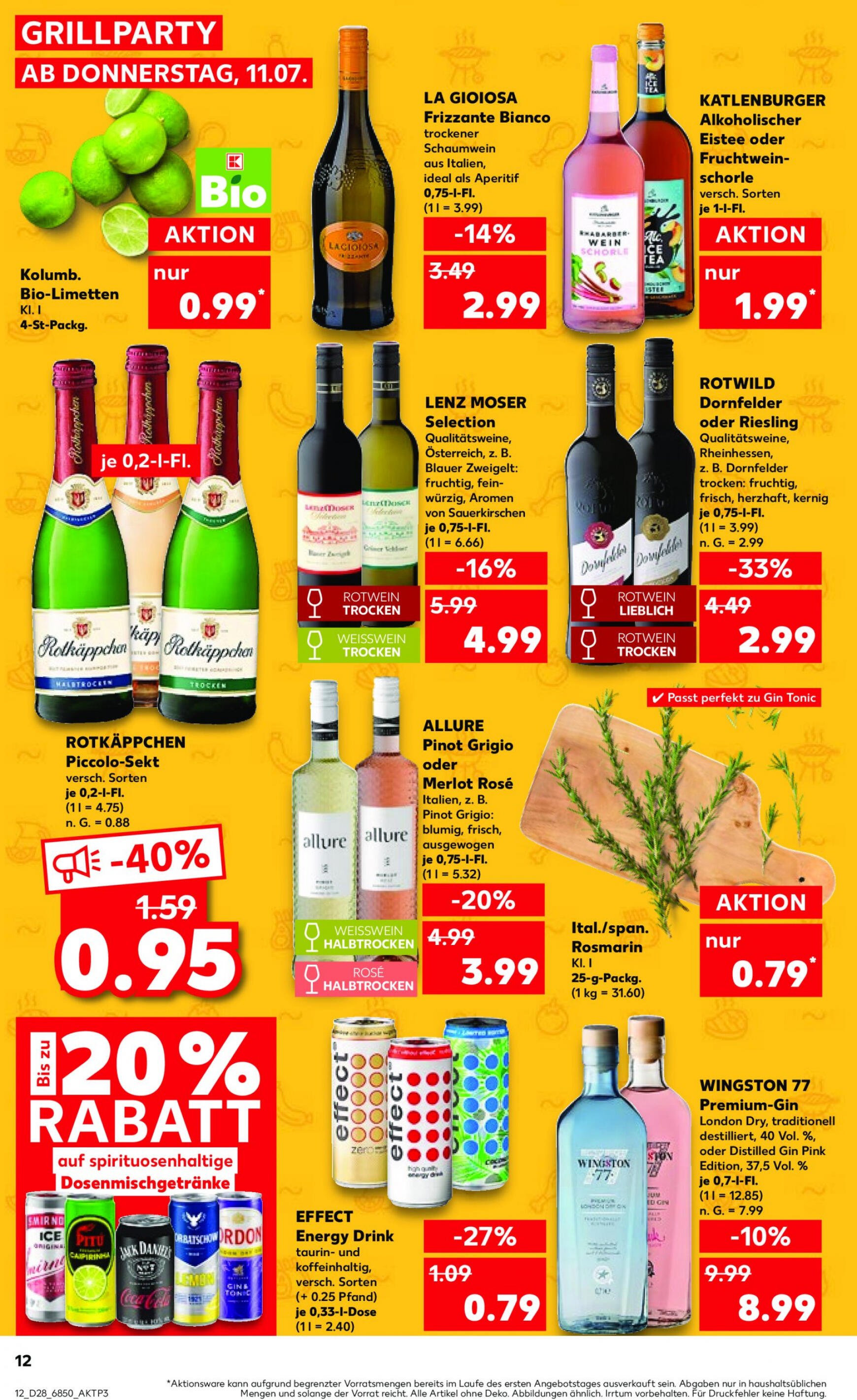 kaufland - Flyer Kaufland aktuell 11.07. - 17.07. - page: 12