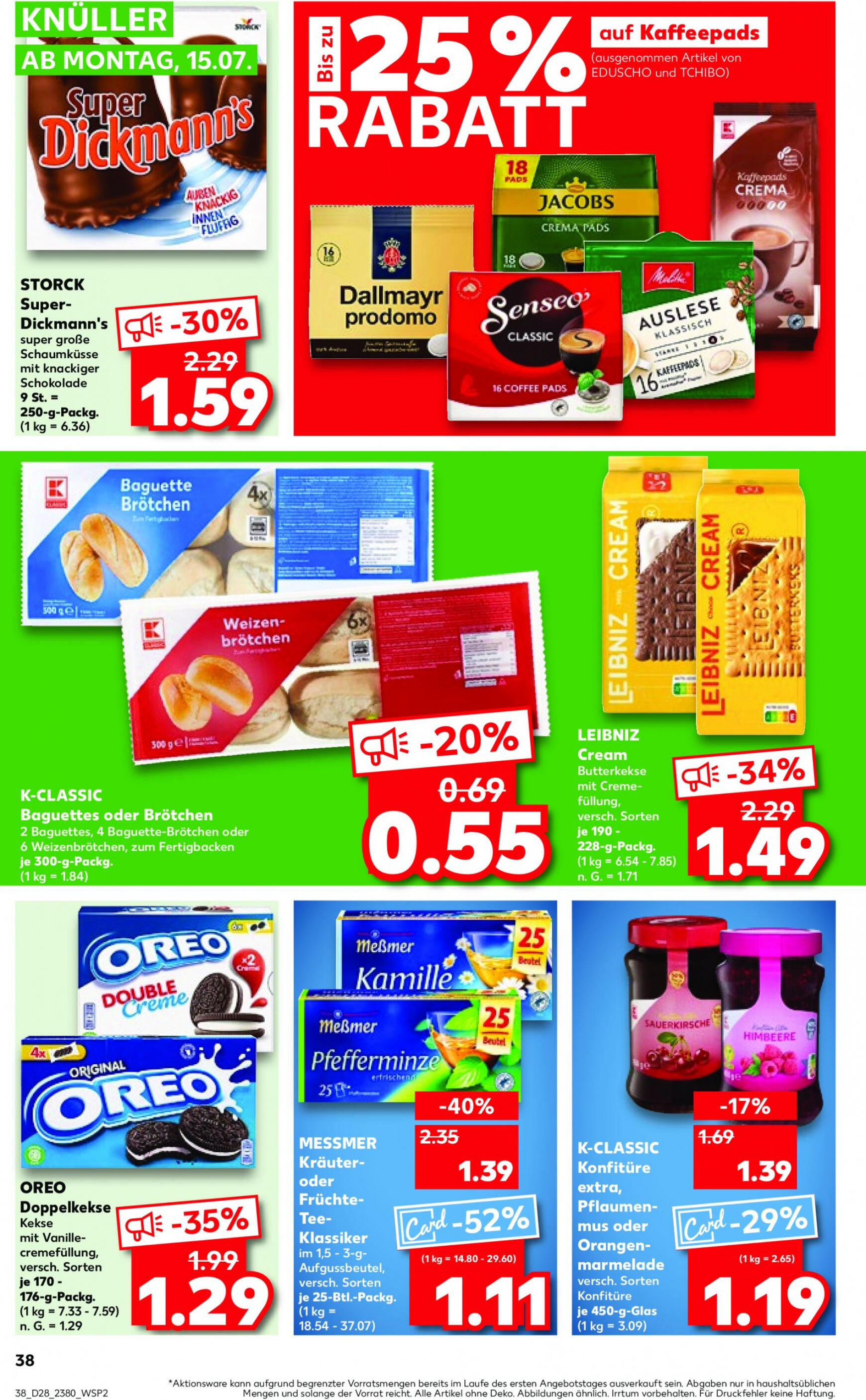 kaufland - Flyer Kaufland aktuell 11.07. - 17.07. - page: 38