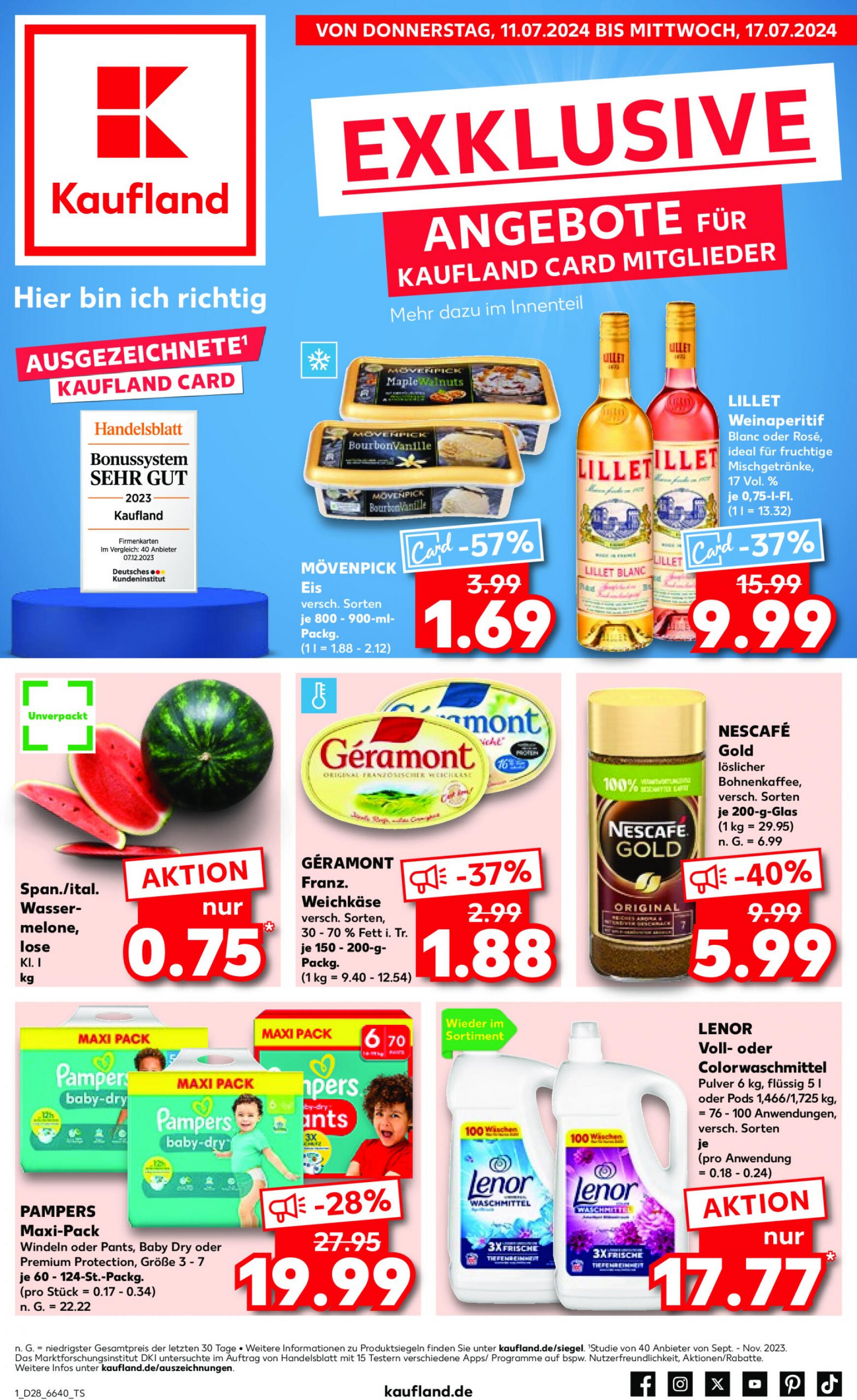 kaufland - Flyer Kaufland aktuell 11.07. - 17.07. - page: 1