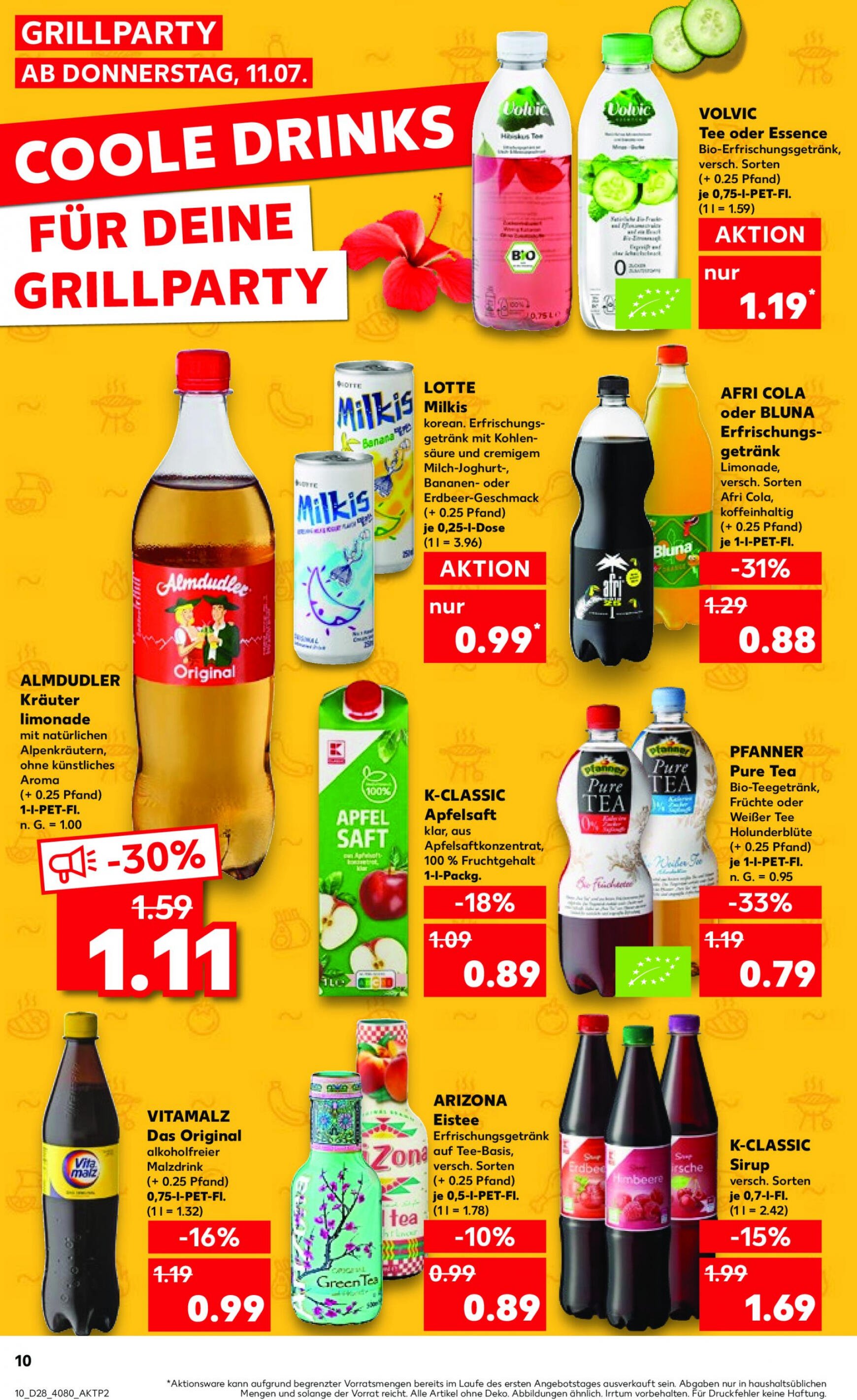 kaufland - Flyer Kaufland aktuell 11.07. - 17.07. - page: 10