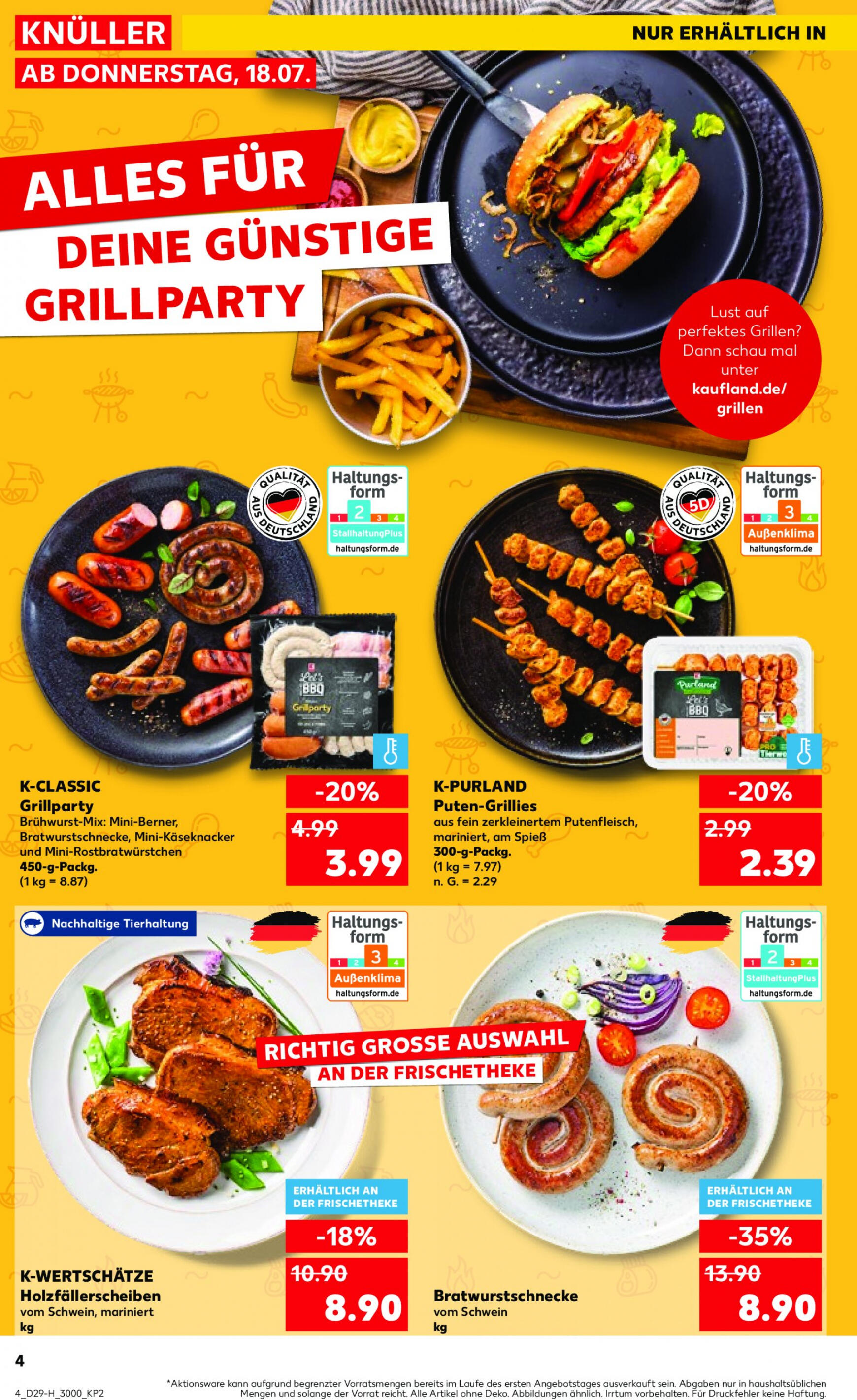 kaufland - Flyer Kaufland - Neckarsulm aktuell 18.07. - 24.07. - page: 4