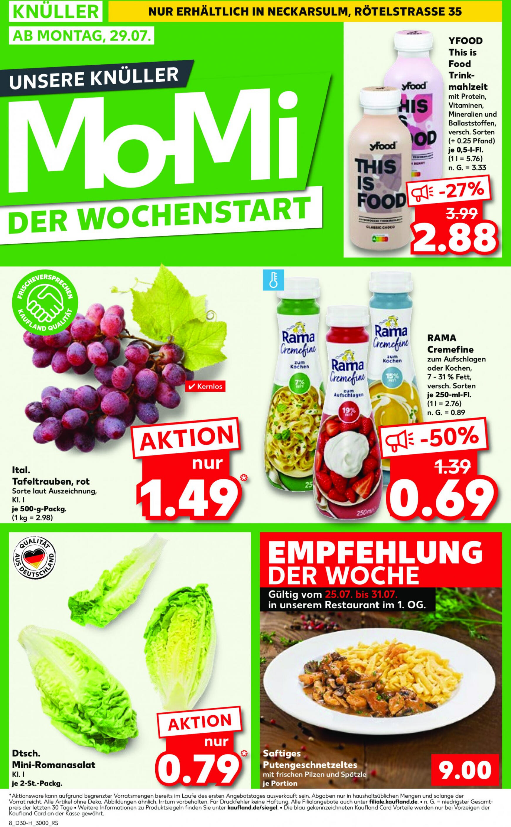 kaufland - Flyer Kaufland - Neckarsulm aktuell 25.07. - 31.07. - page: 8