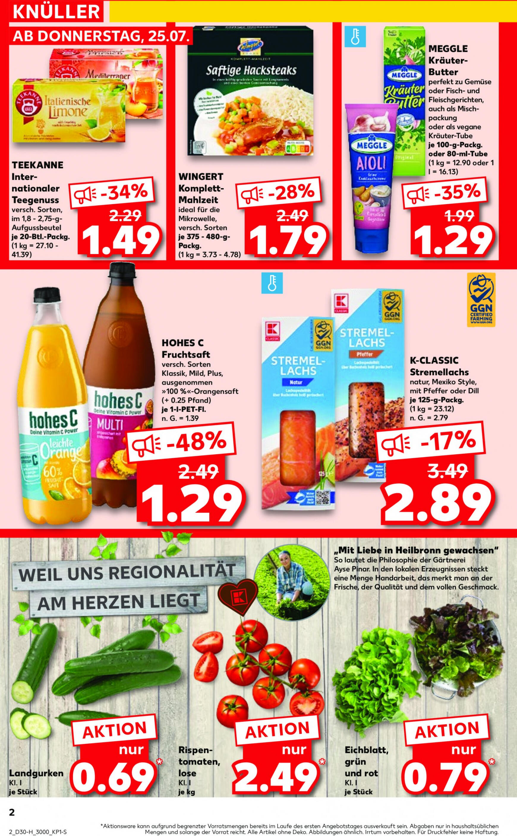 kaufland - Flyer Kaufland - Neckarsulm aktuell 25.07. - 31.07. - page: 2