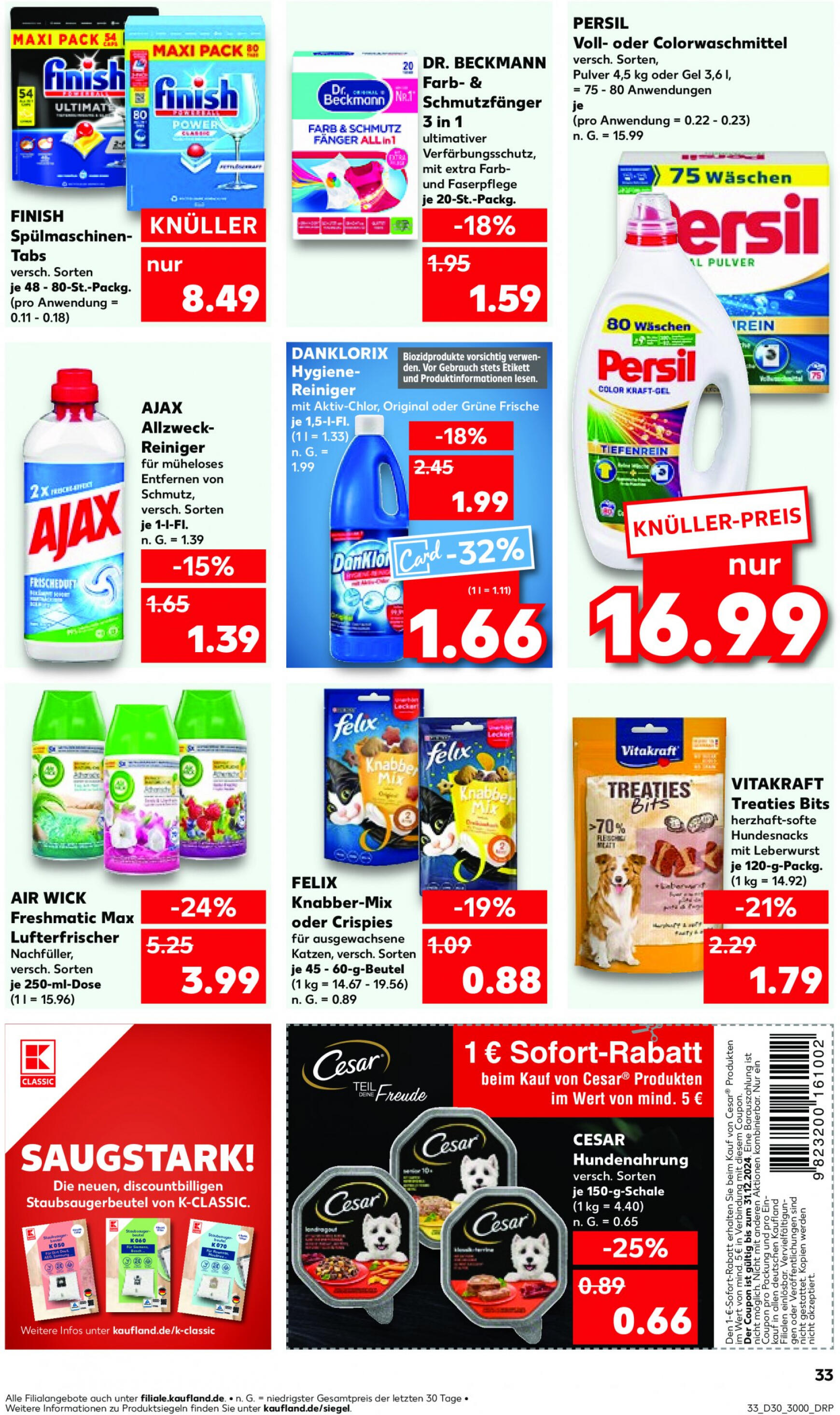 kaufland - Flyer Kaufland aktuell 25.07. - 31.07. - page: 33