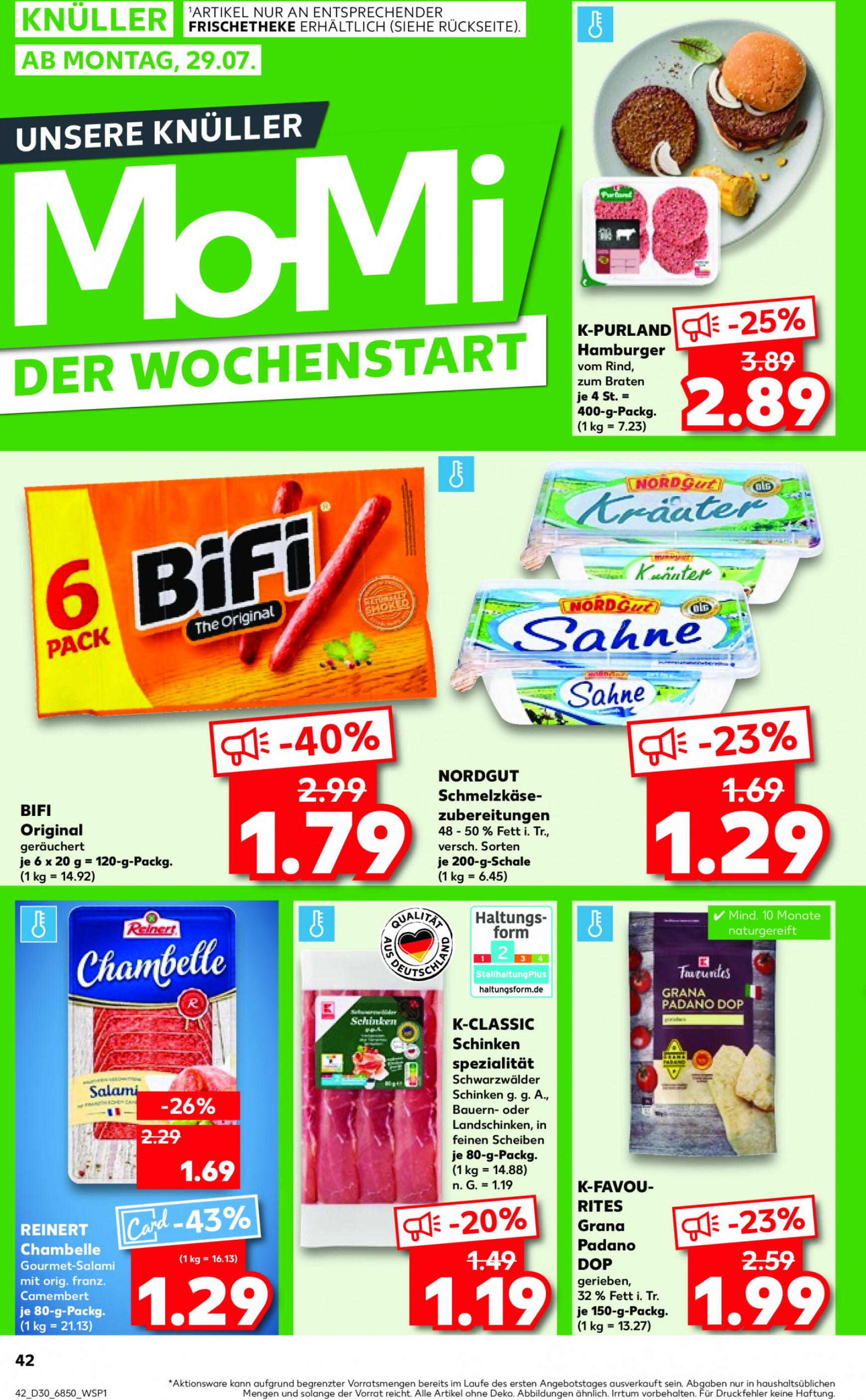 kaufland - Flyer Kaufland aktuell 25.07. - 31.07. - page: 42