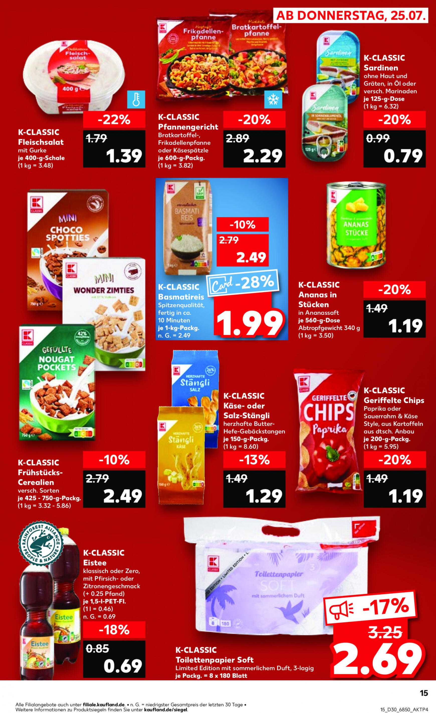 kaufland - Flyer Kaufland aktuell 25.07. - 31.07. - page: 15