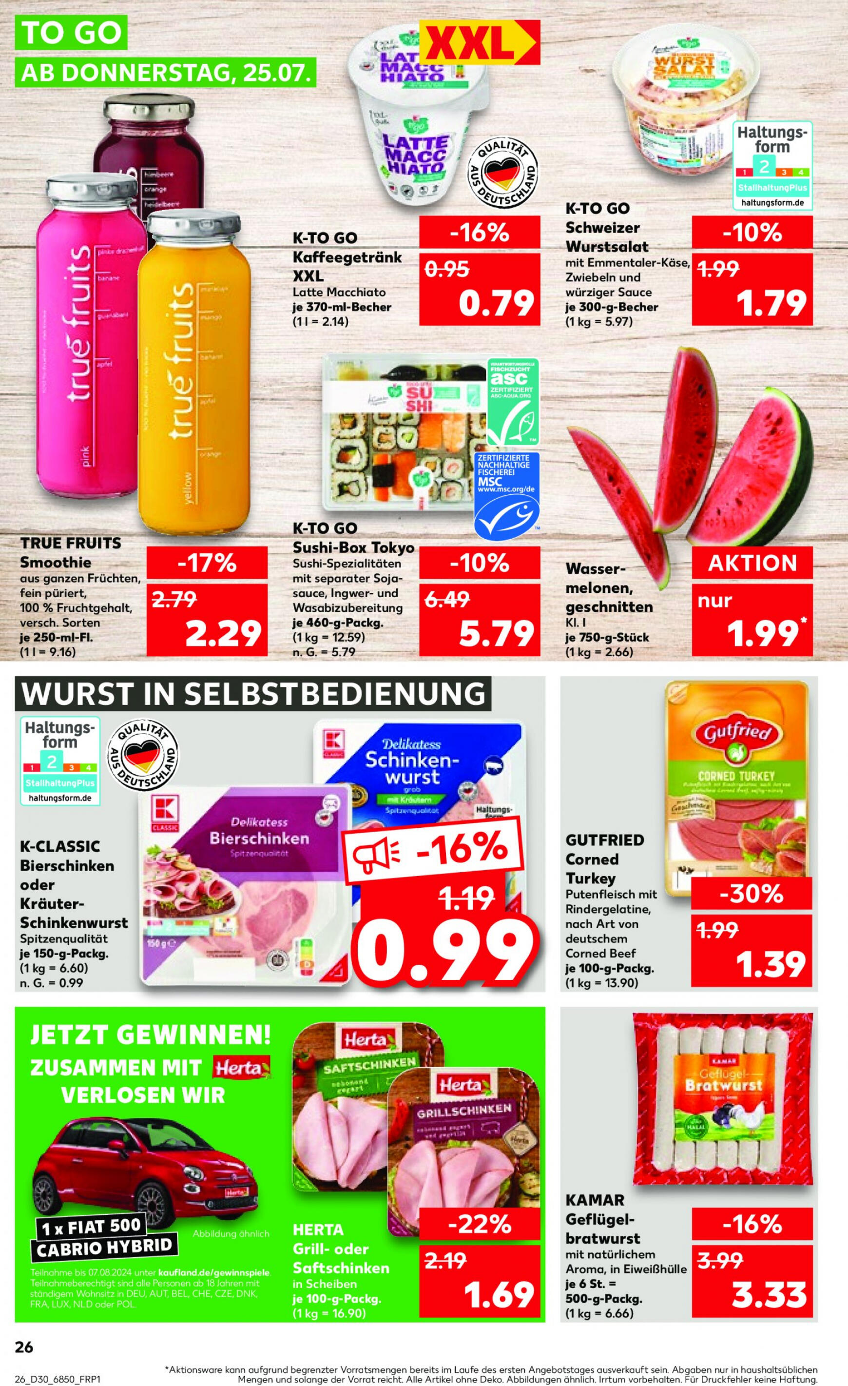 kaufland - Flyer Kaufland aktuell 25.07. - 31.07. - page: 26