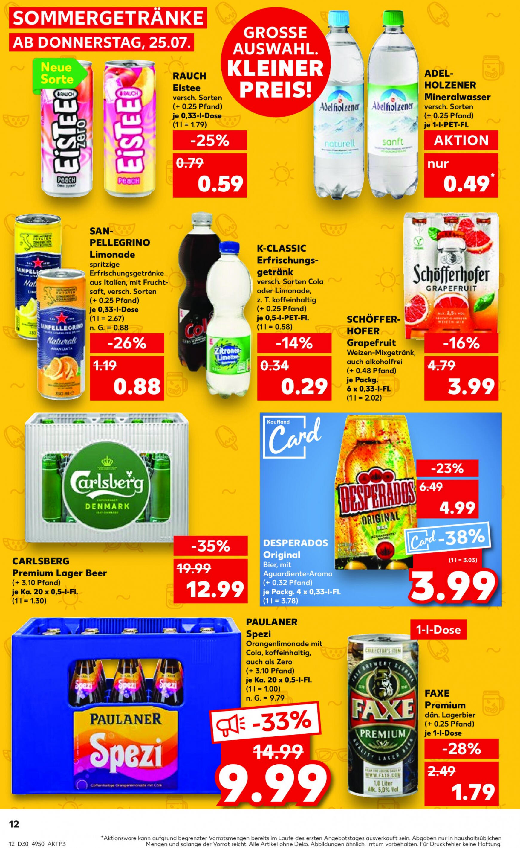 kaufland - Flyer Kaufland aktuell 25.07. - 31.07. - page: 12