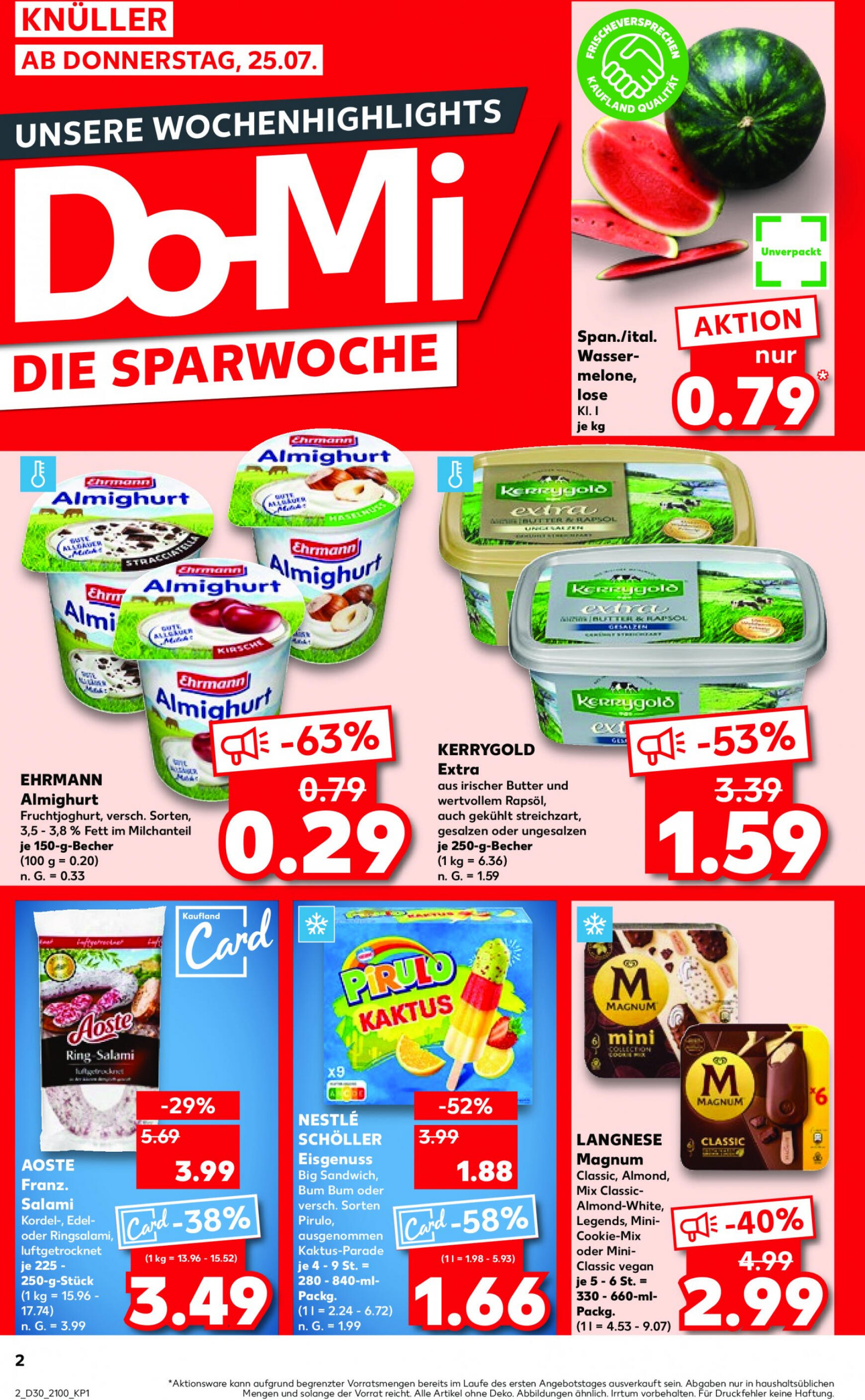 kaufland - Flyer Kaufland aktuell 25.07. - 31.07. - page: 2