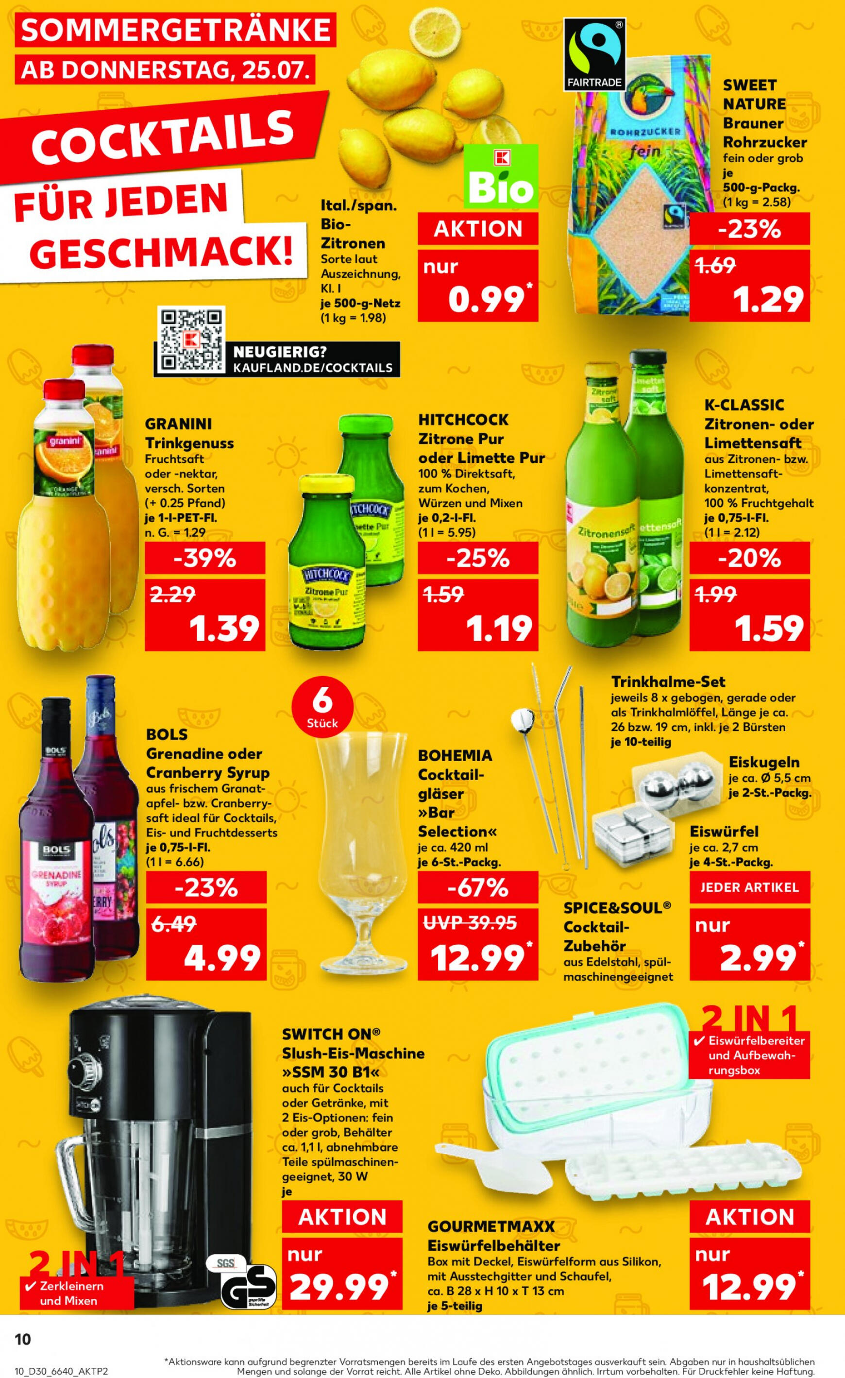 kaufland - Flyer Kaufland aktuell 25.07. - 31.07. - page: 10