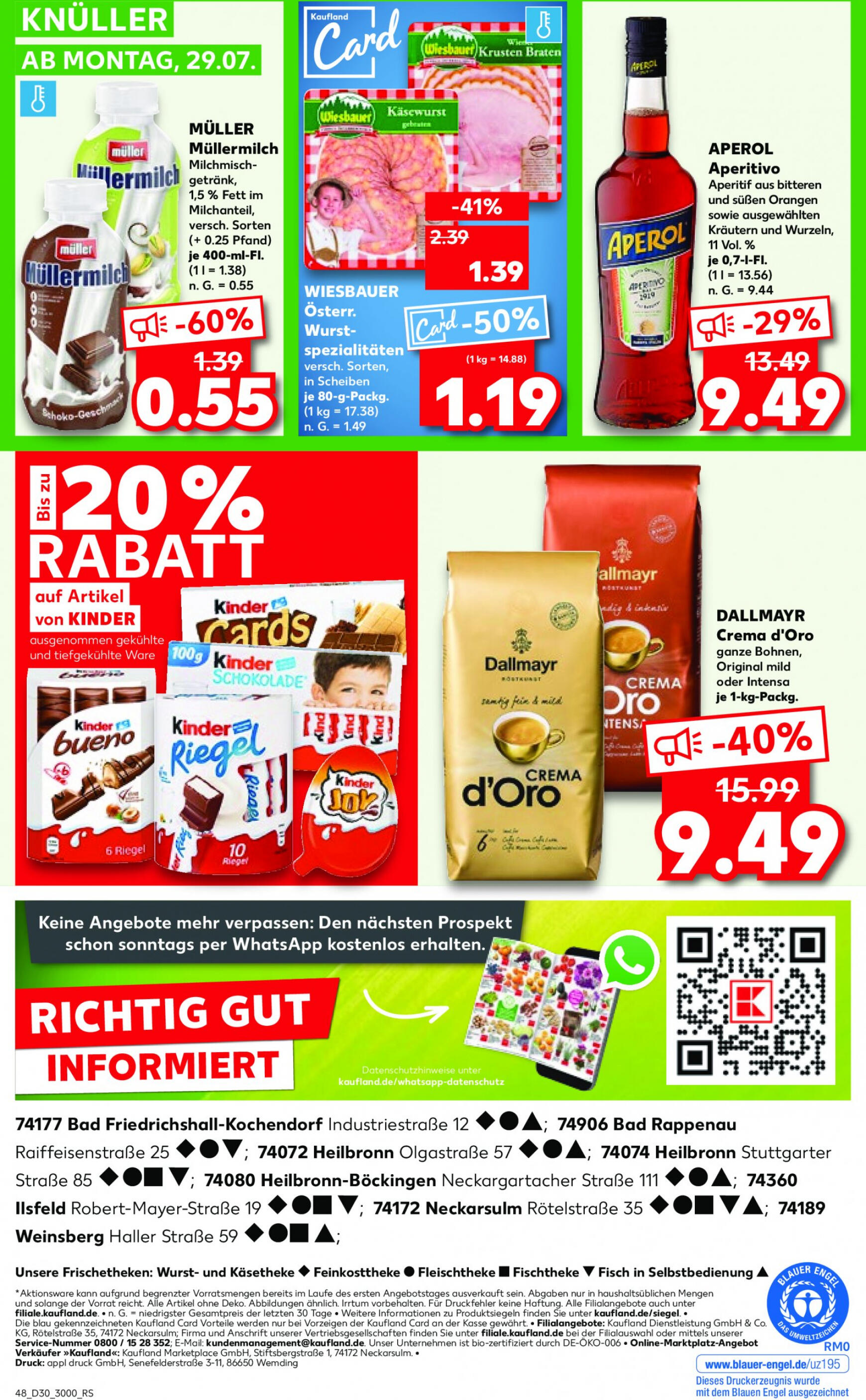 kaufland - Flyer Kaufland aktuell 25.07. - 31.07. - page: 48