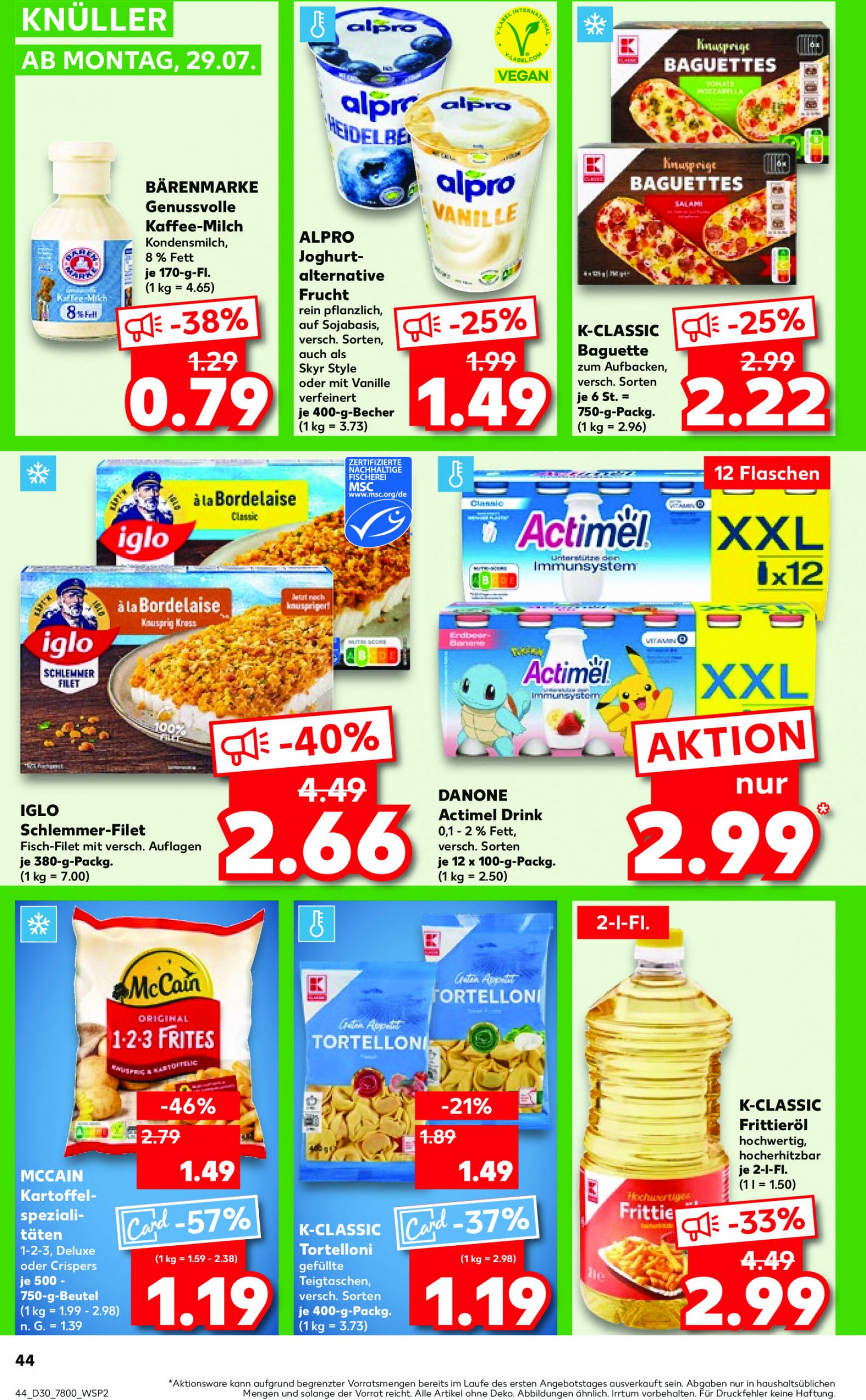 kaufland - Flyer Kaufland aktuell 25.07. - 31.07. - page: 44