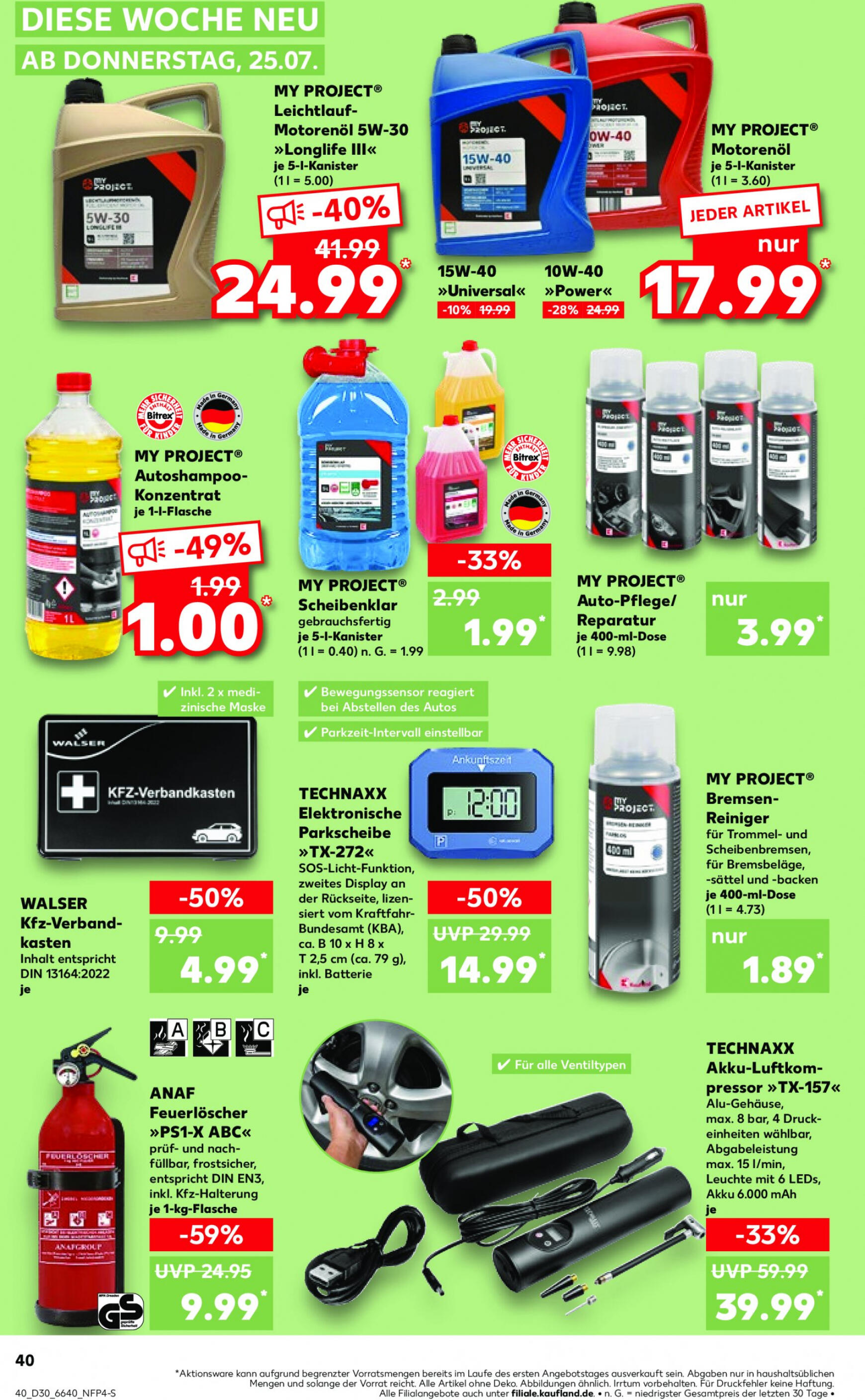 kaufland - Flyer Kaufland aktuell 25.07. - 31.07. - page: 40