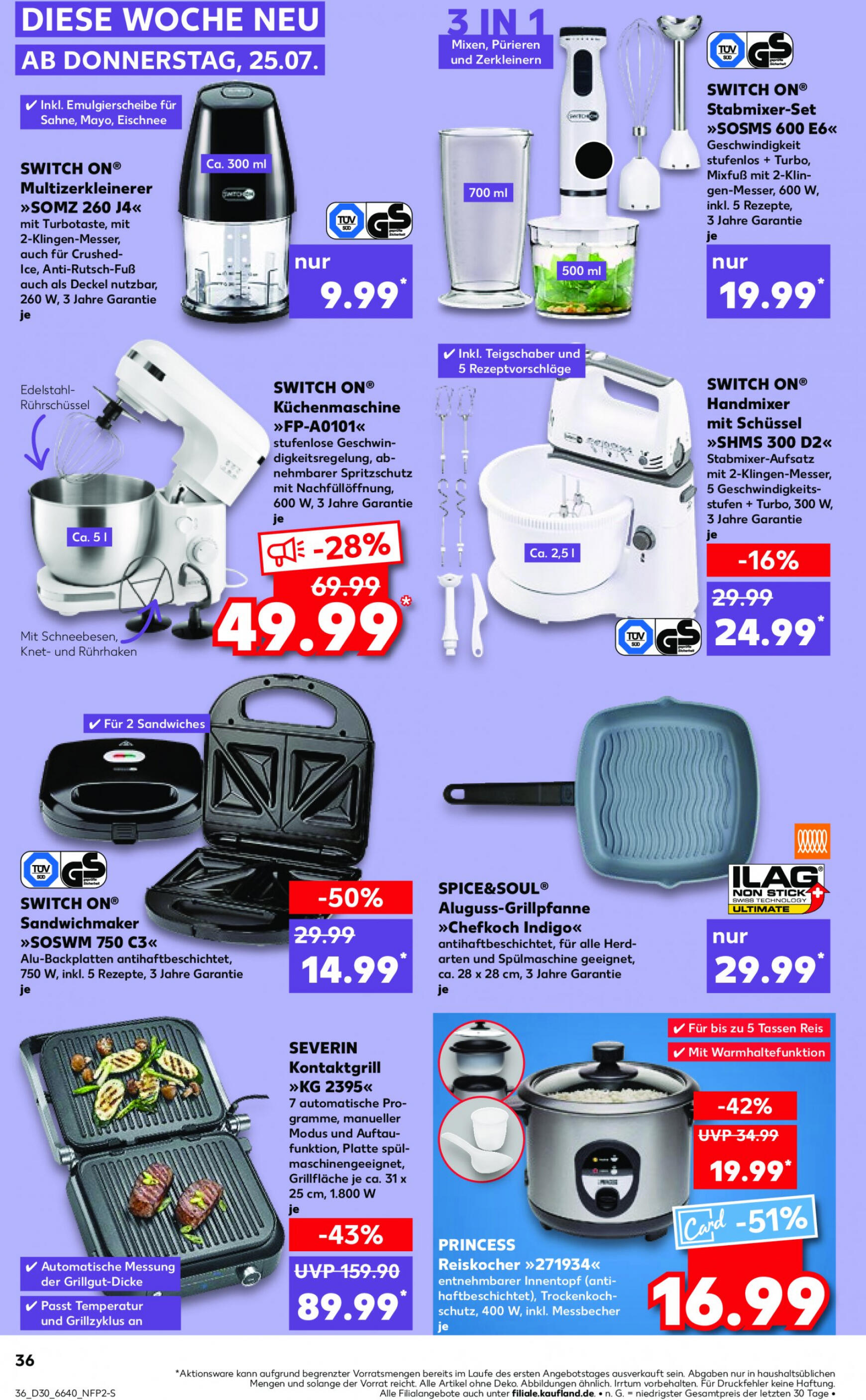 kaufland - Flyer Kaufland aktuell 25.07. - 31.07. - page: 36