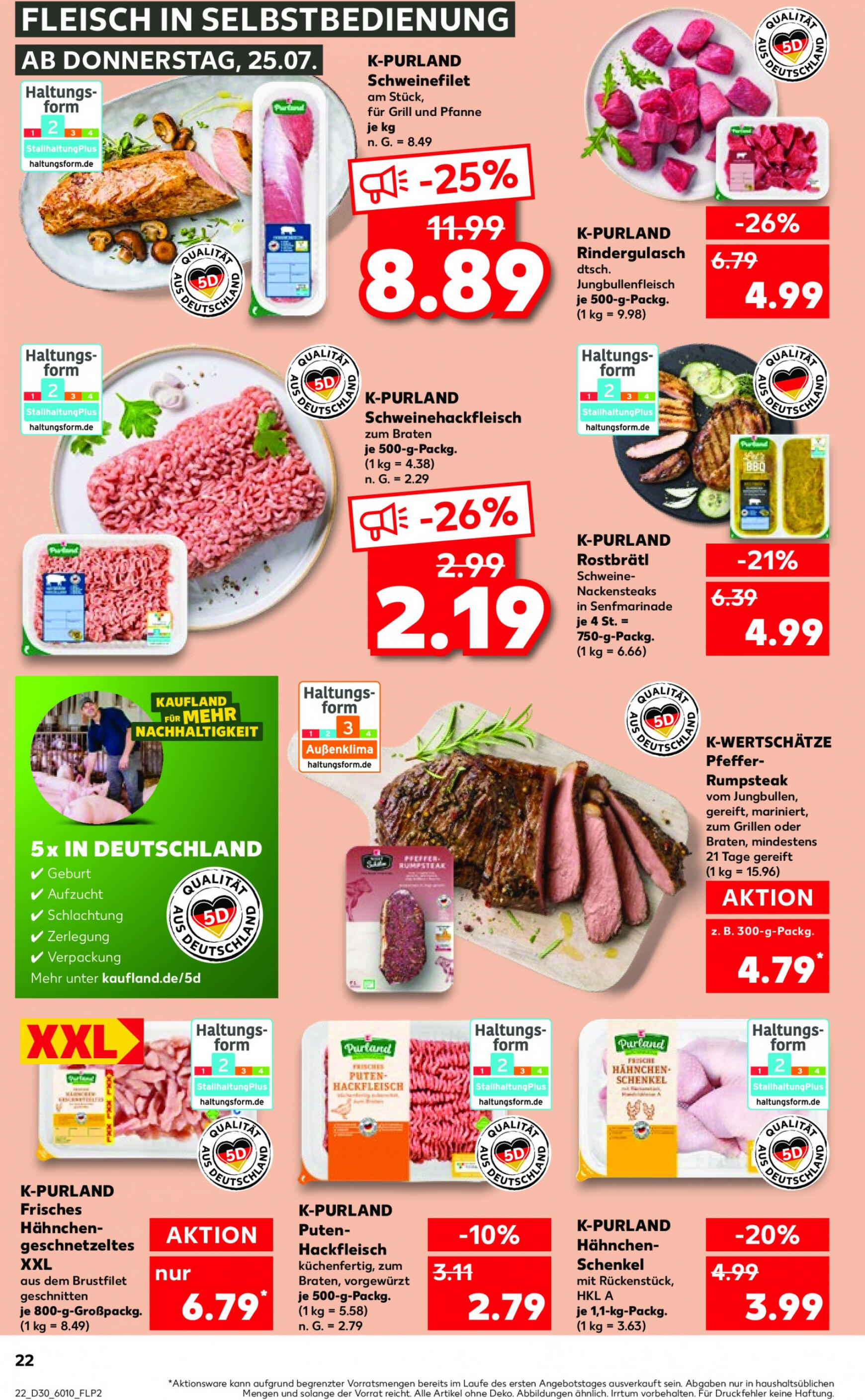 kaufland - Flyer Kaufland aktuell 25.07. - 31.07. - page: 22