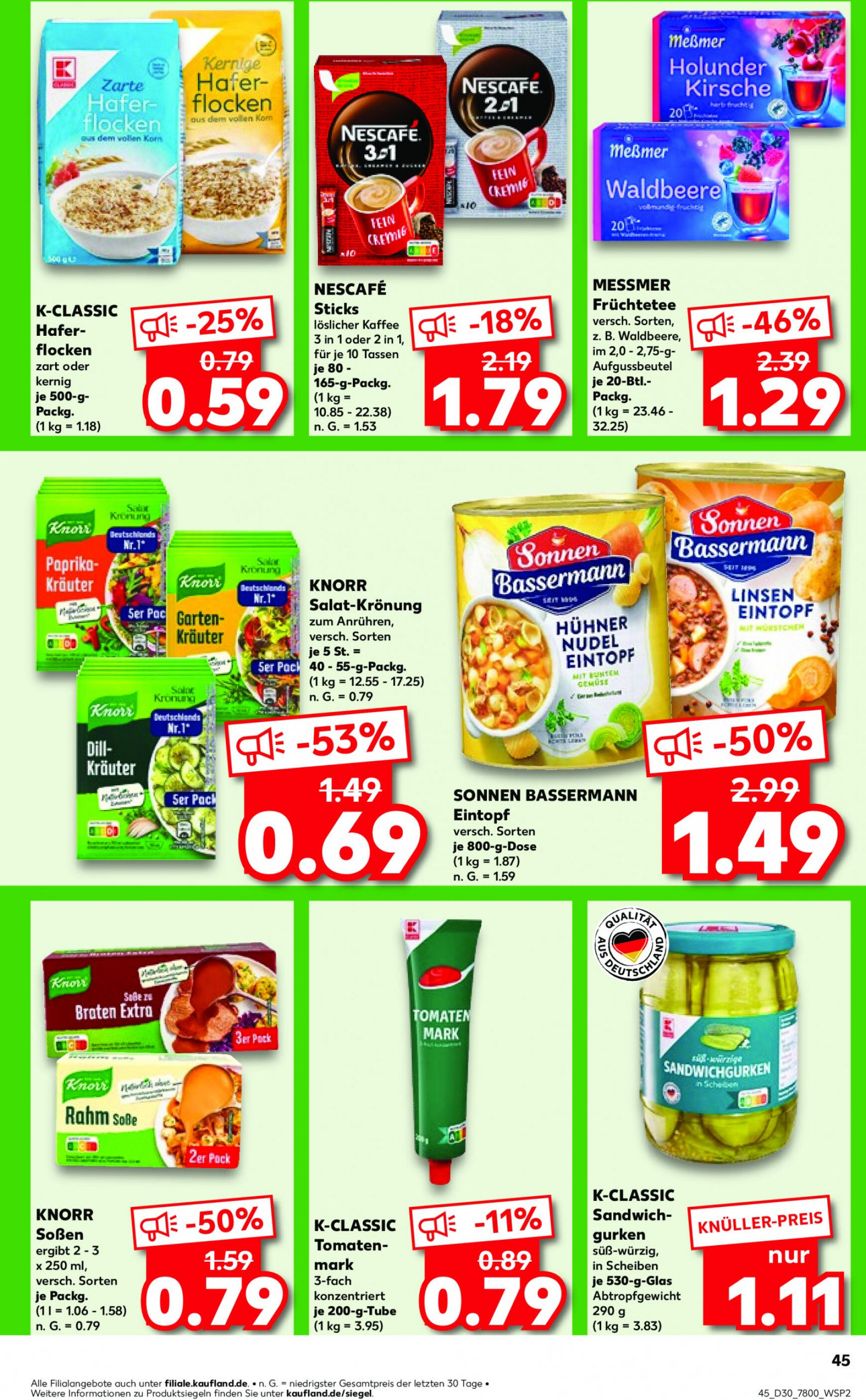 kaufland - Flyer Kaufland aktuell 25.07. - 31.07. - page: 45