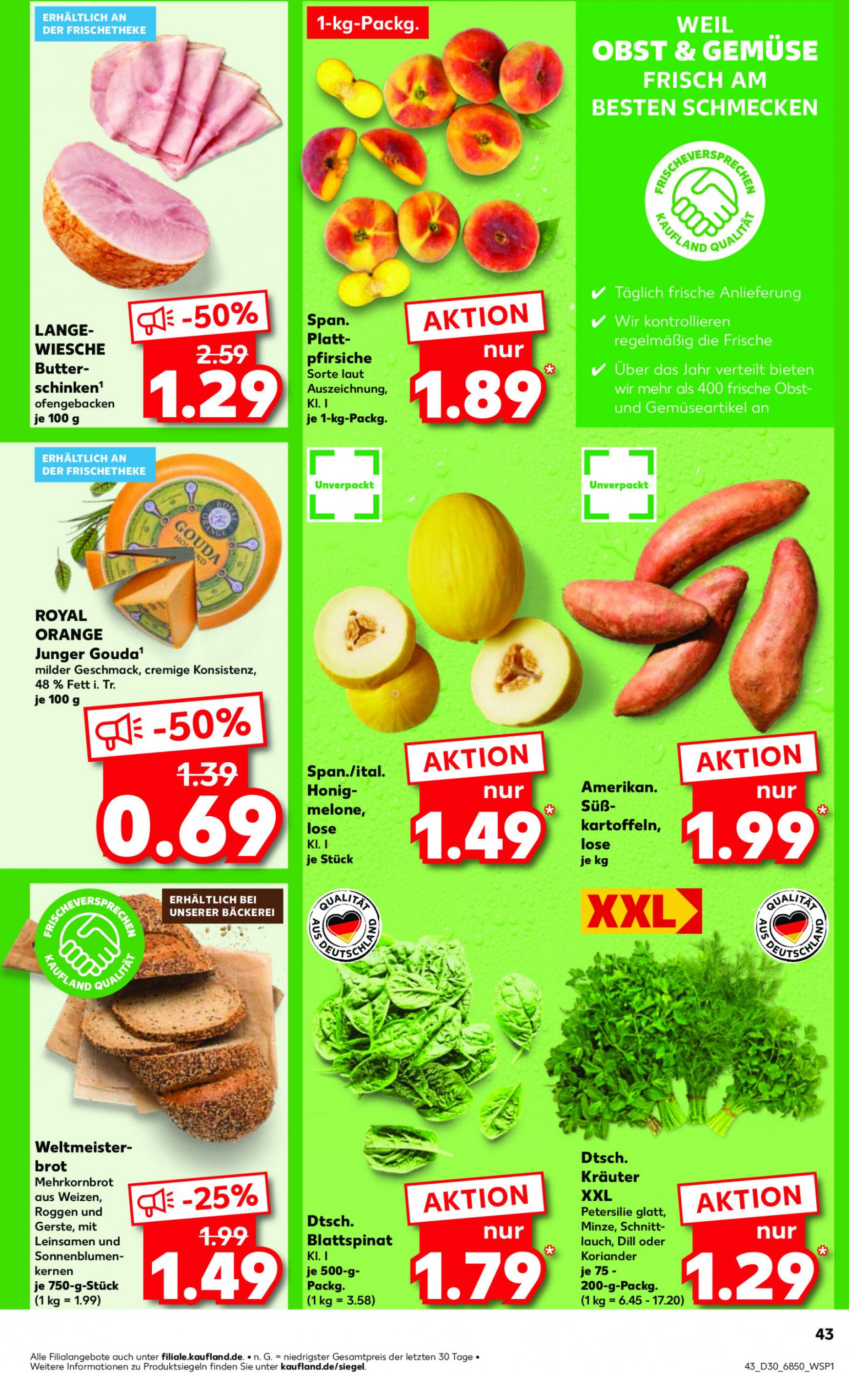 kaufland - Flyer Kaufland aktuell 25.07. - 31.07. - page: 43