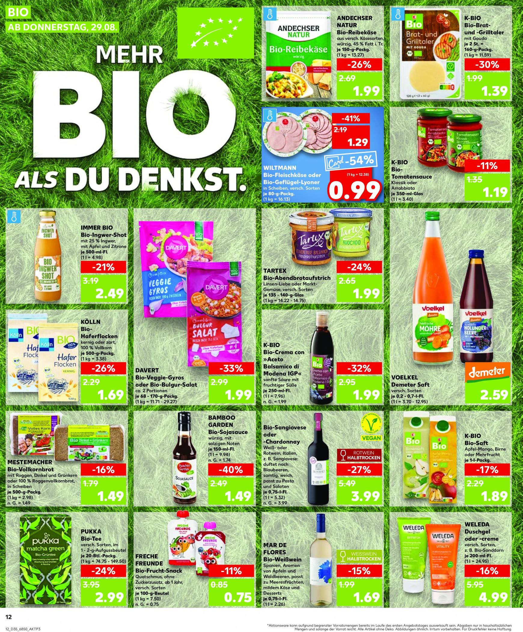 kaufland - Kaufland-Prospekt gültig ab 29.08. - 04.09. - page: 12