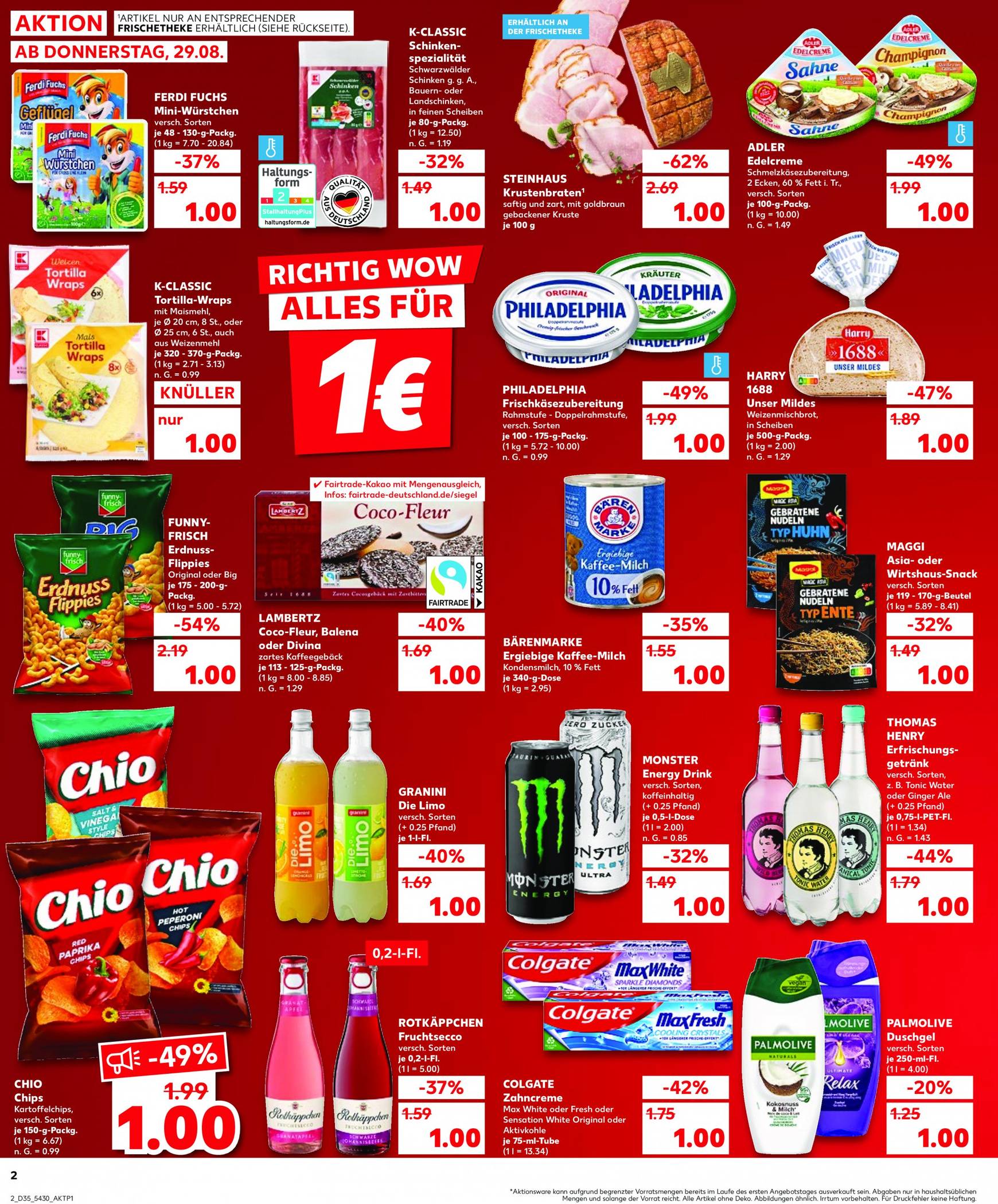 kaufland - Kaufland-Prospekt gültig ab 29.08. - 04.09. - page: 2