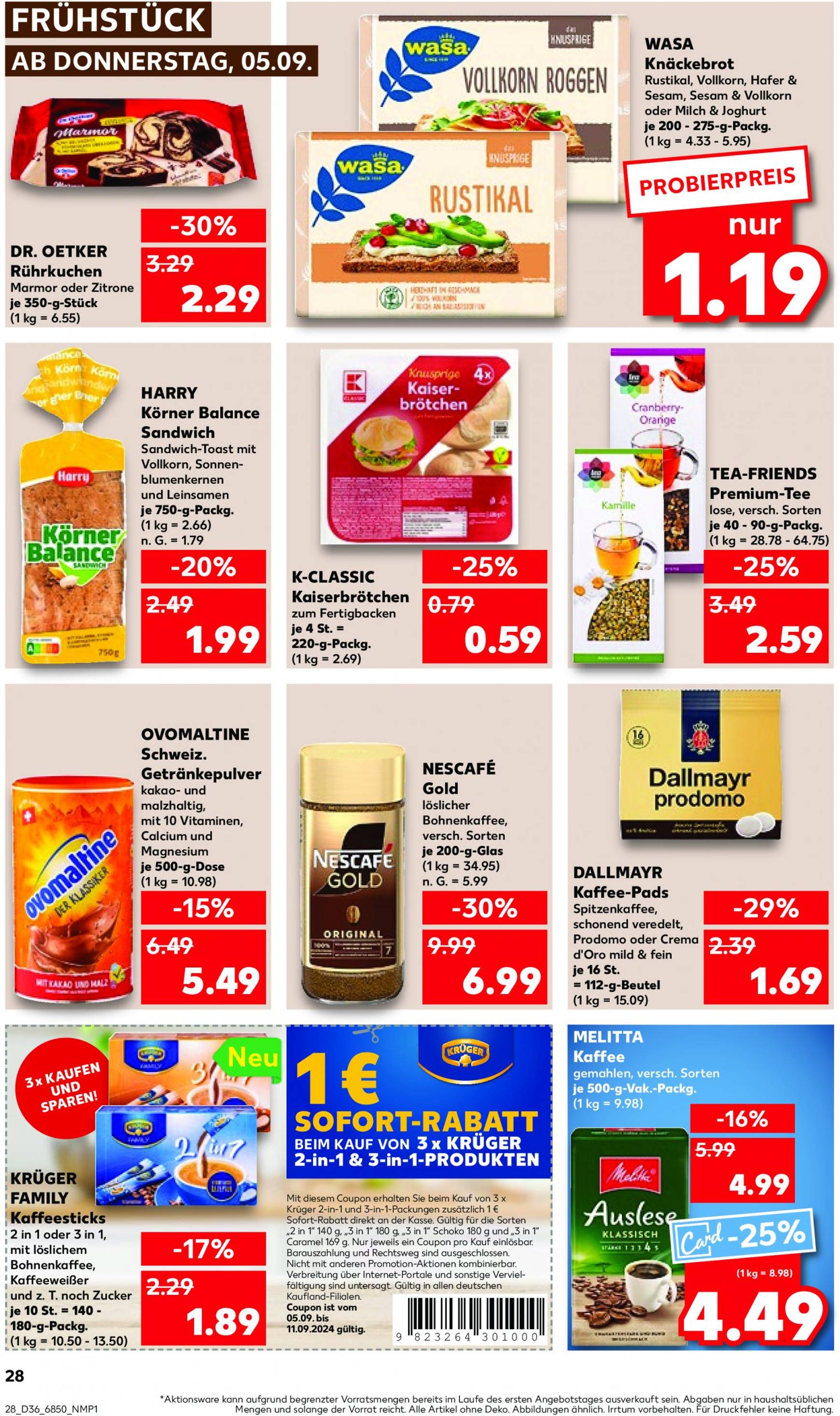 kaufland - Kaufland-Prospekt gültig ab 05.09. - 11.09. - page: 28