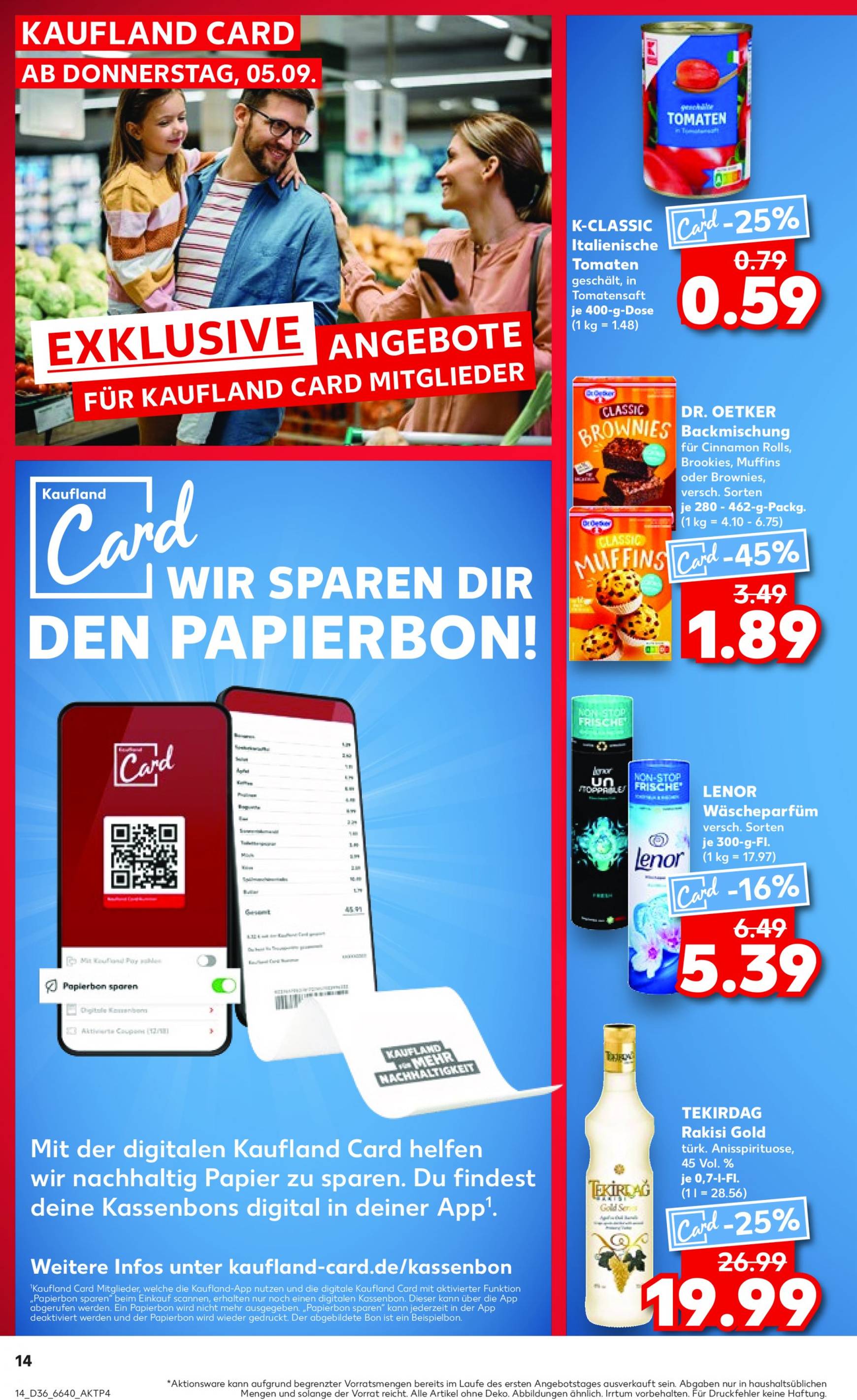 kaufland - Kaufland-Prospekt gültig ab 05.09. - 11.09. - page: 14