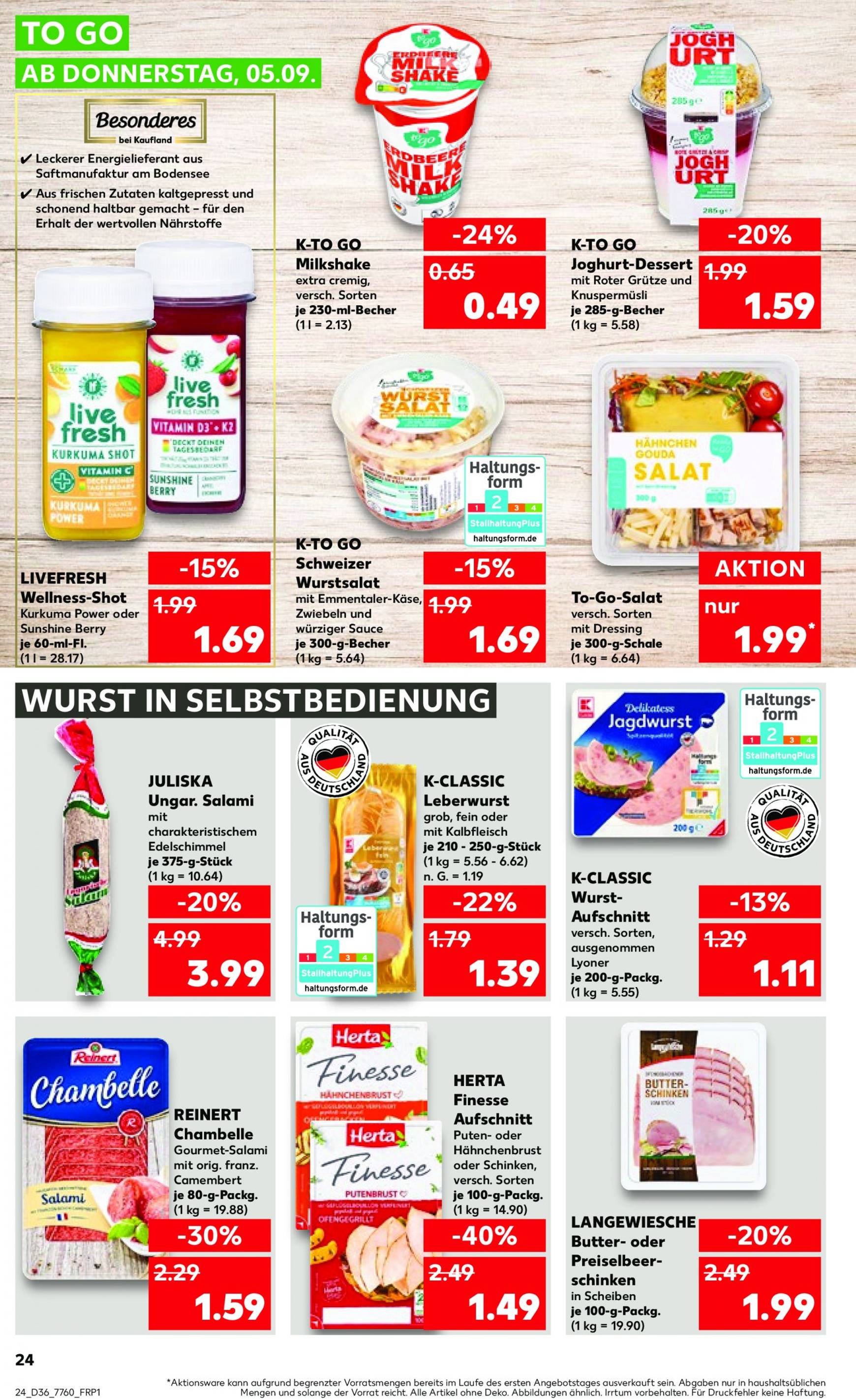 kaufland - Kaufland-Prospekt gültig ab 05.09. - 11.09. - page: 24