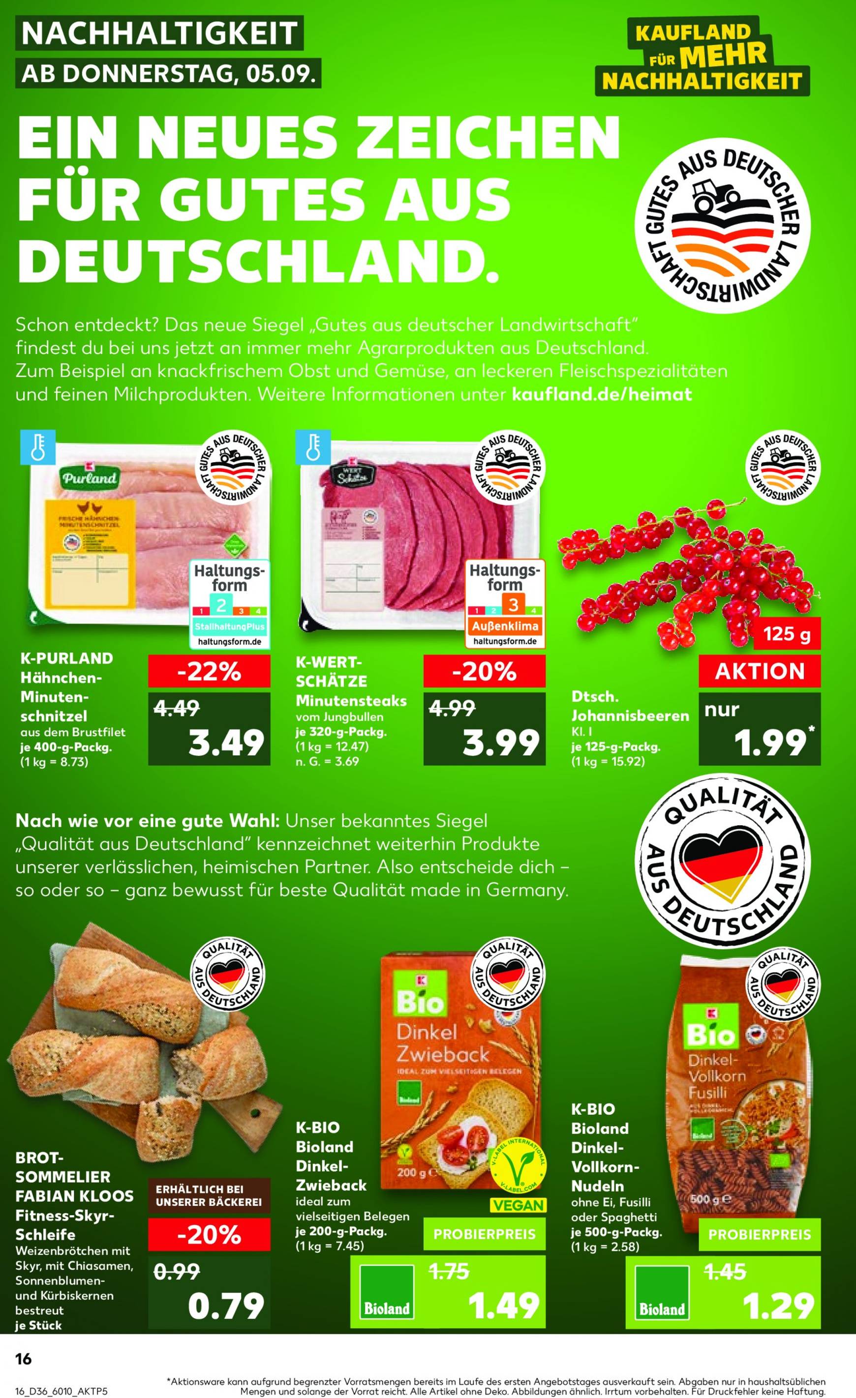 kaufland - Kaufland-Prospekt gültig ab 05.09. - 11.09. - page: 16