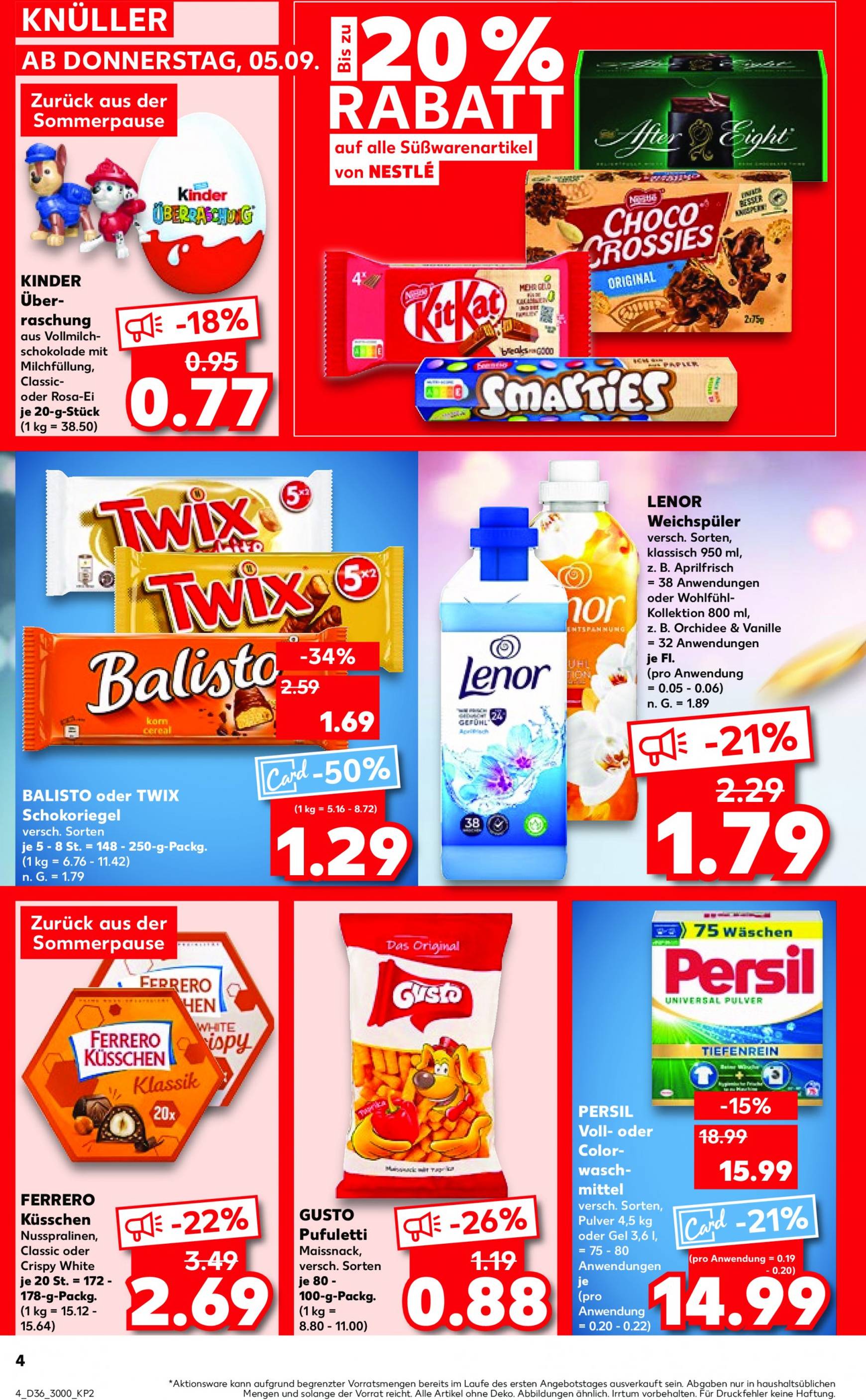 kaufland - Kaufland-Prospekt gültig ab 05.09. - 11.09. - page: 4