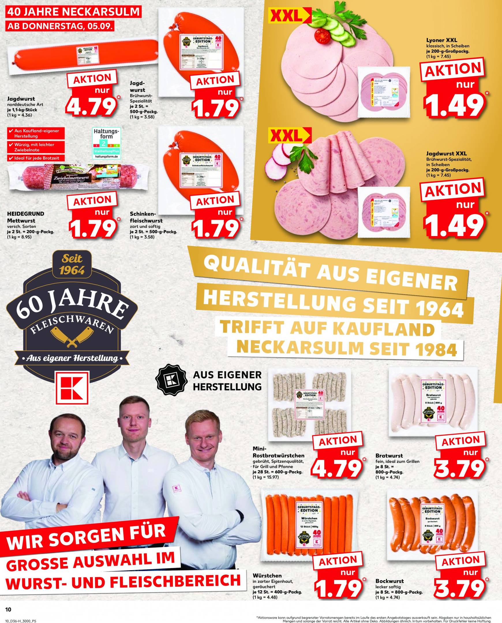 kaufland - Kaufland - Neckarsulm-Prospekt gültig ab 05.09. - 11.09. - page: 10